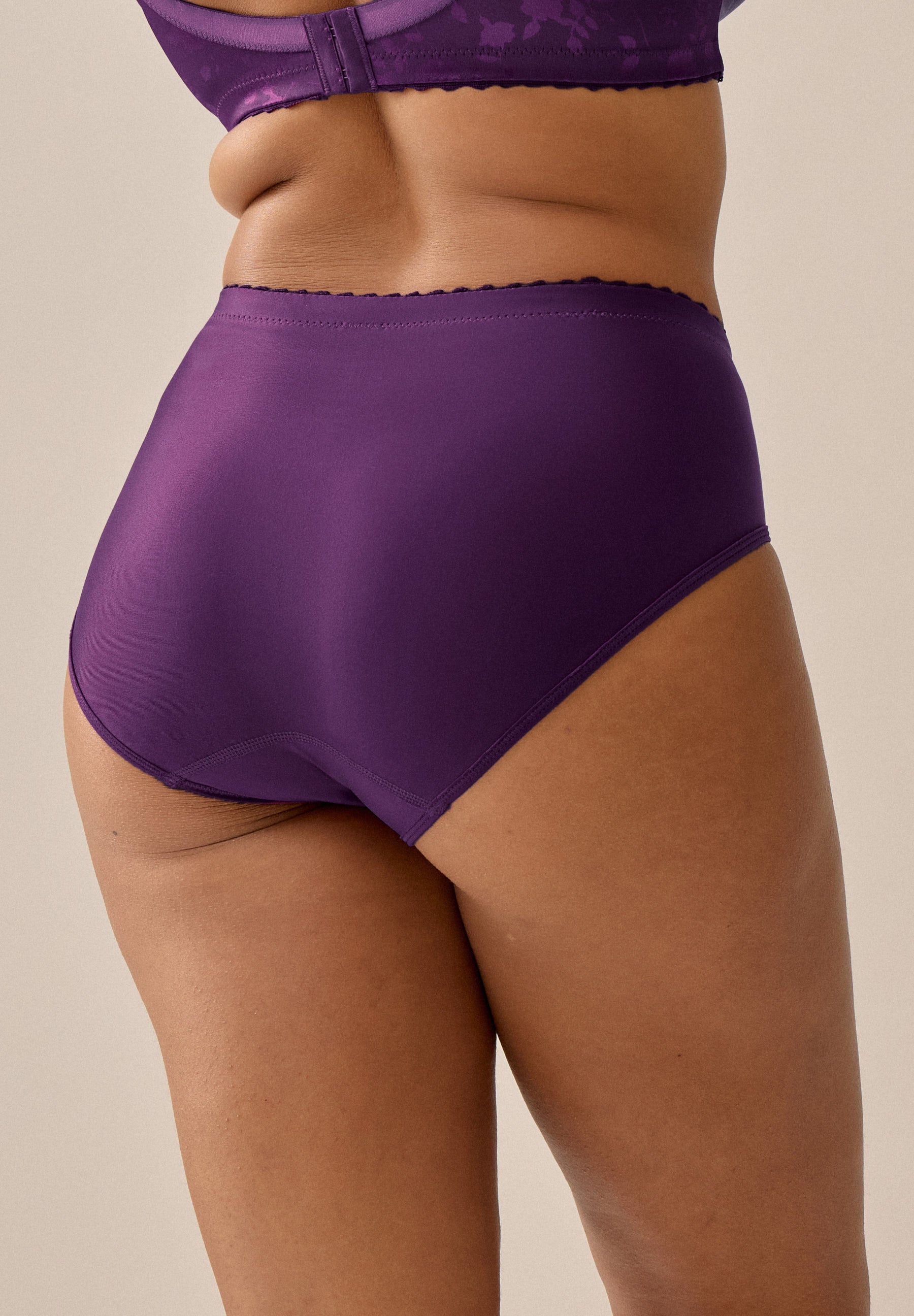 Braga reductora (Minimizer) con estampado floral - Remolacha