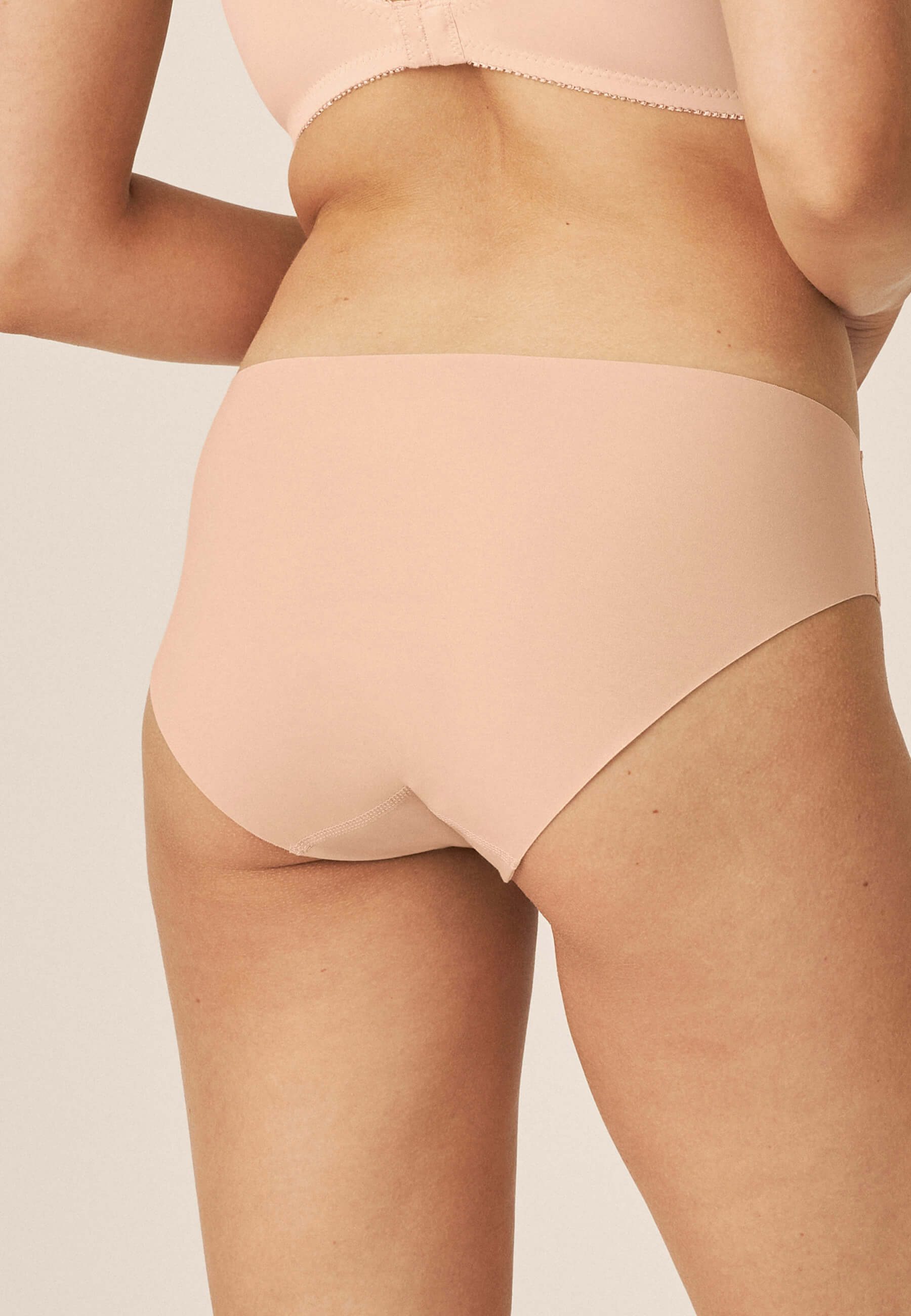 Naturana Slip mit Baumwolle Farbe Light Beige Rückansicht
