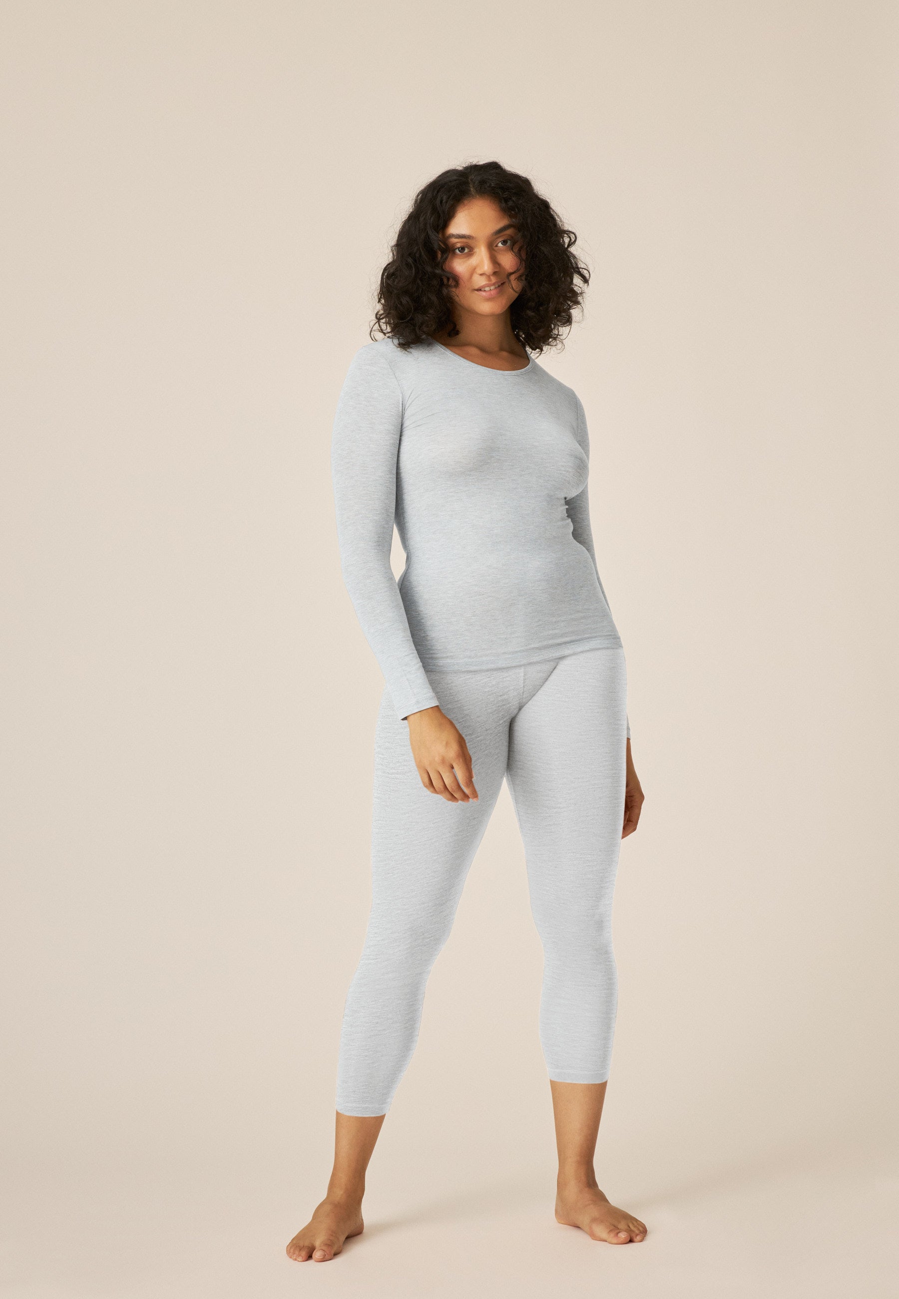 Leggings Thermowear - Grau Melange