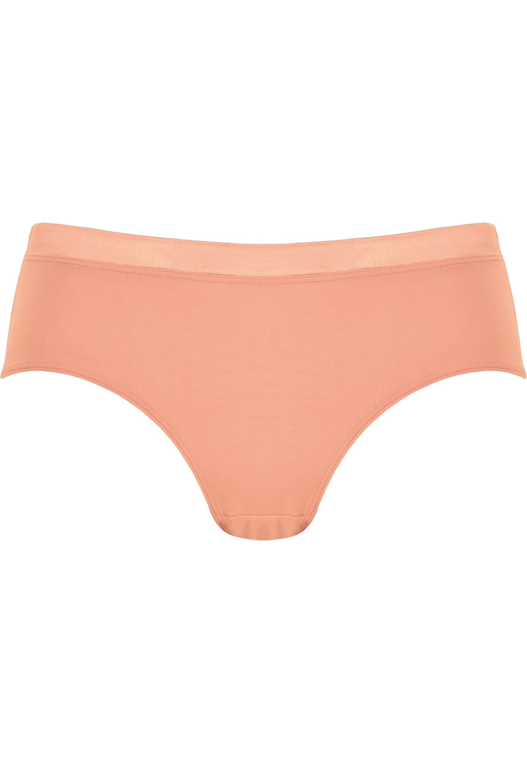 Packshot des Naturana Soft Slips mit Schimmerband in Pfirsichrosa
