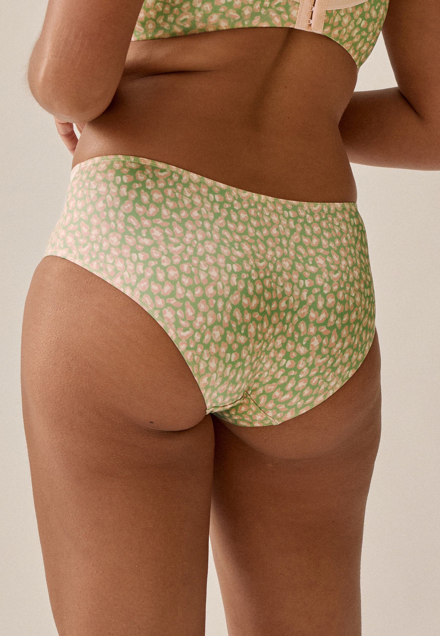 Softer Slip mit Glanzband - Rose Olive