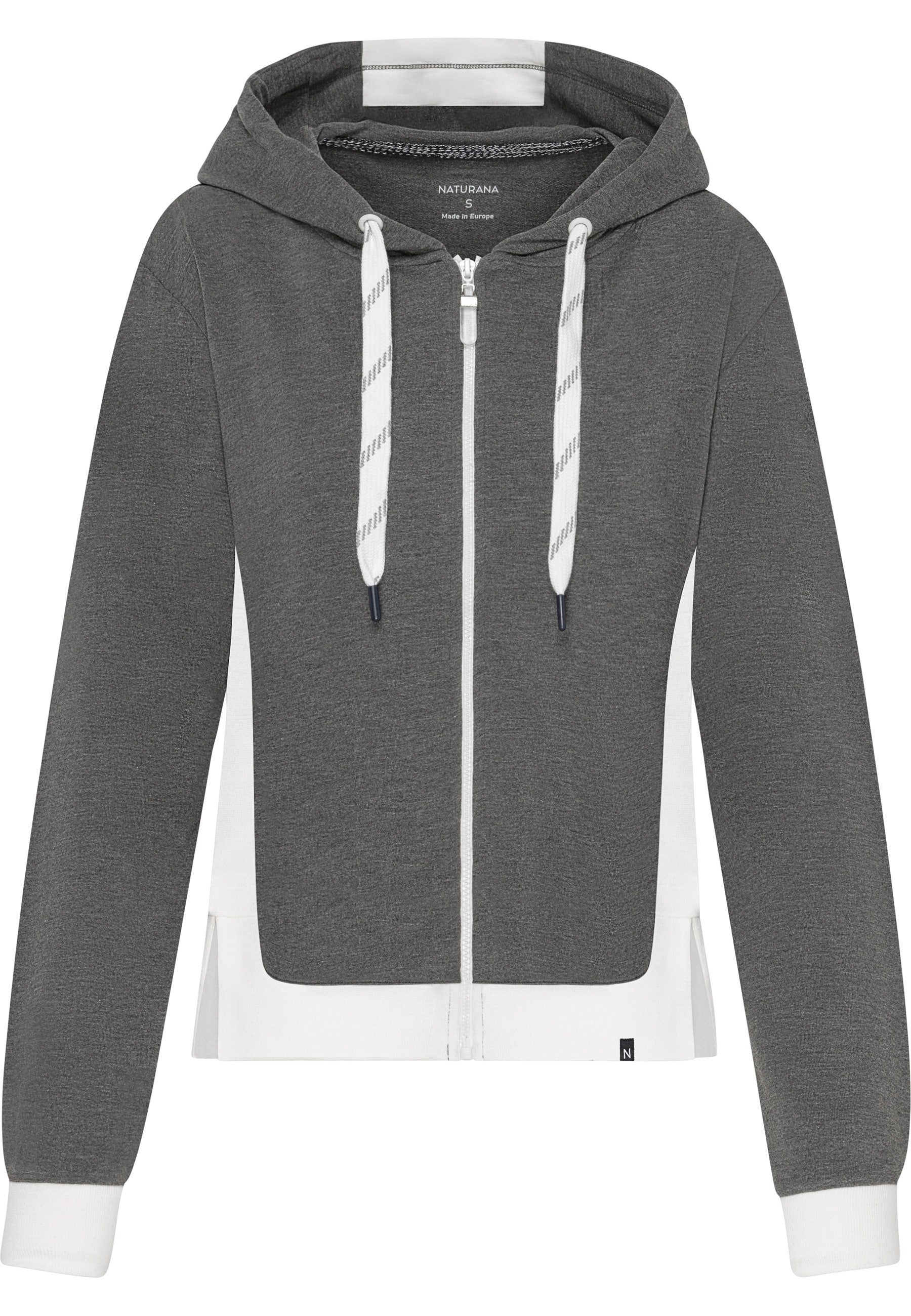 Zip Hoodie - Coffee Break - Anthrazit Melange