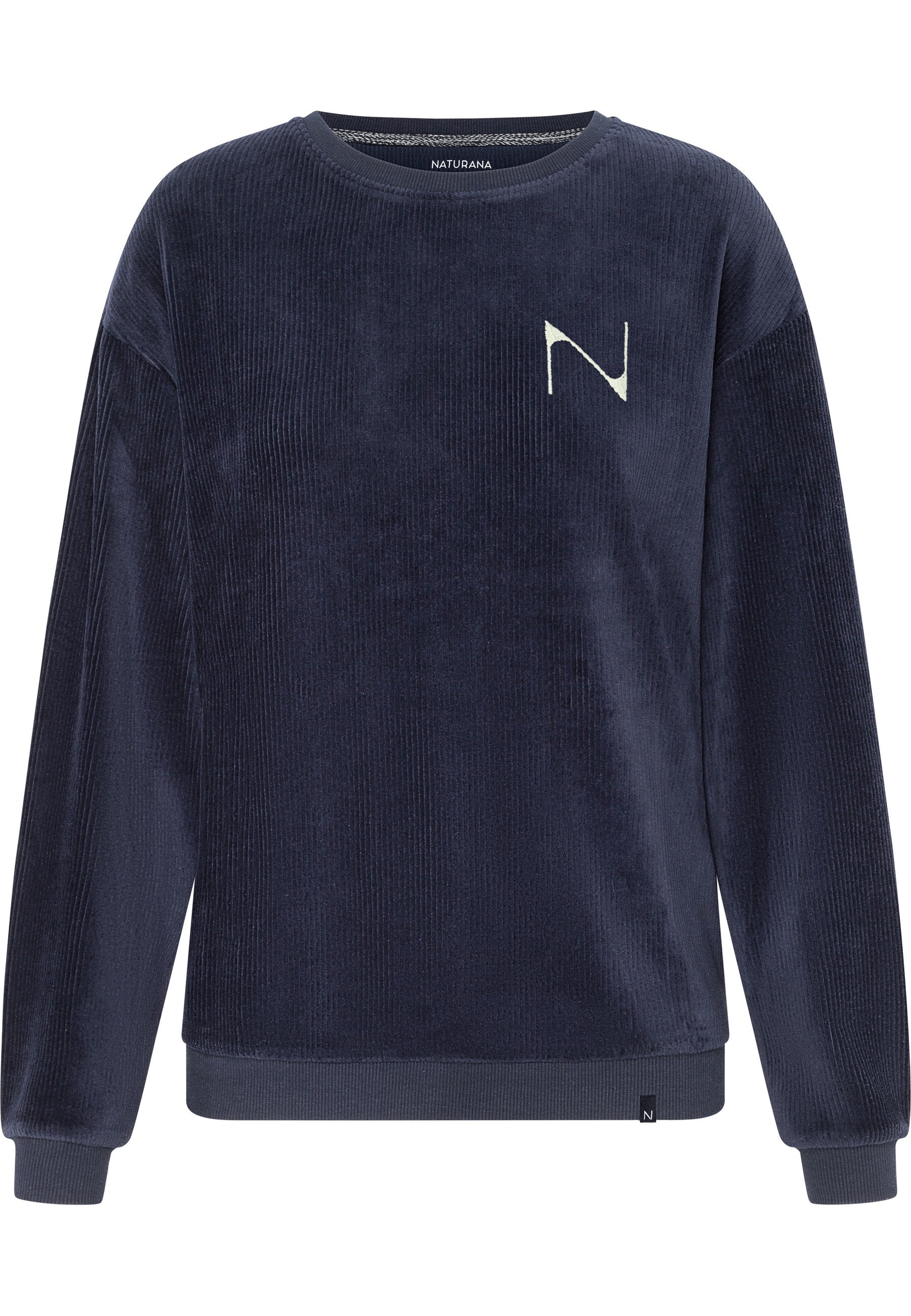 Velor Sweater Pullover - Dark Blue