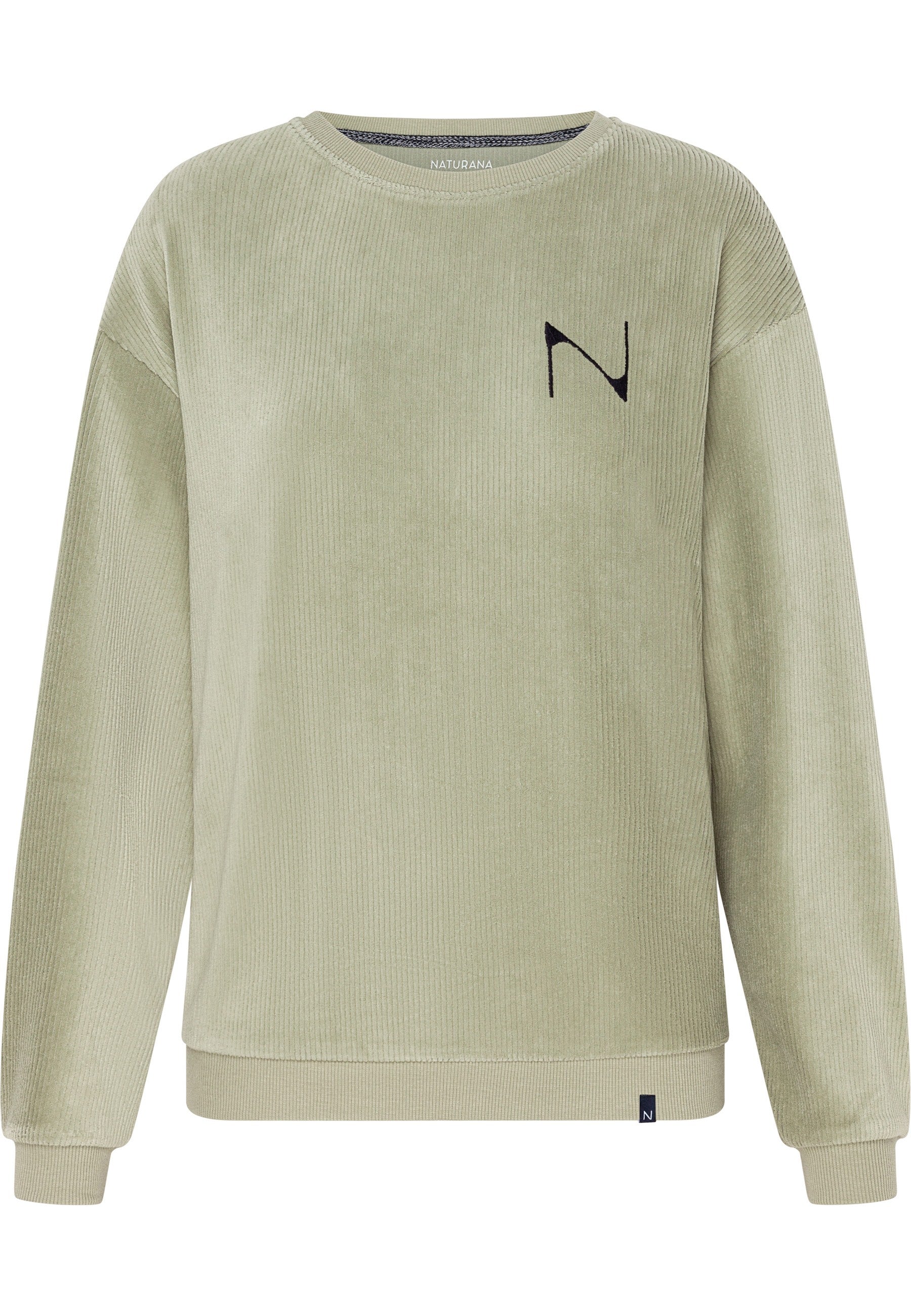 Velour Sweater Pullover - Pale Greenshield