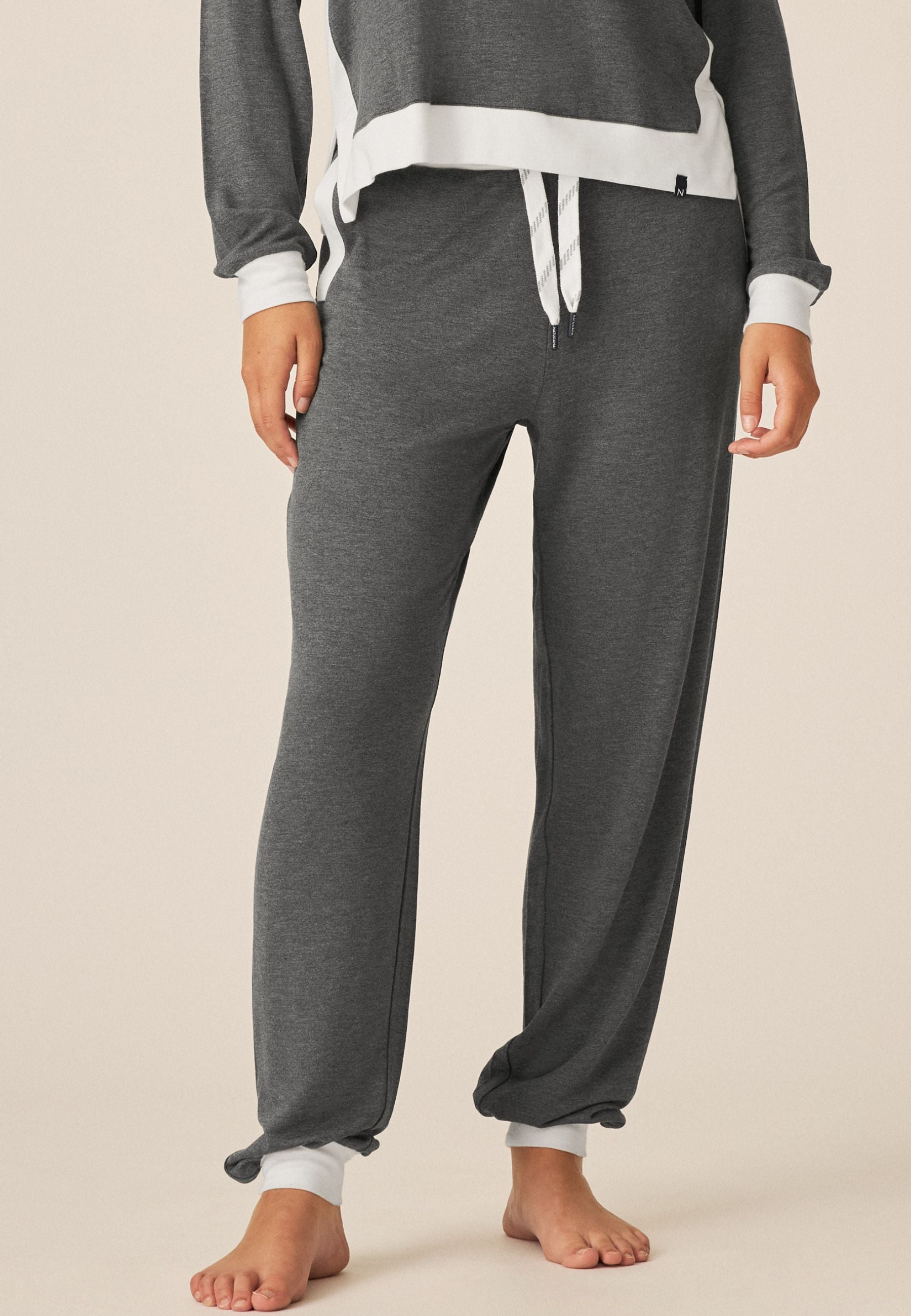 Fabric Pants - Coffee Break - Anthracite Melange