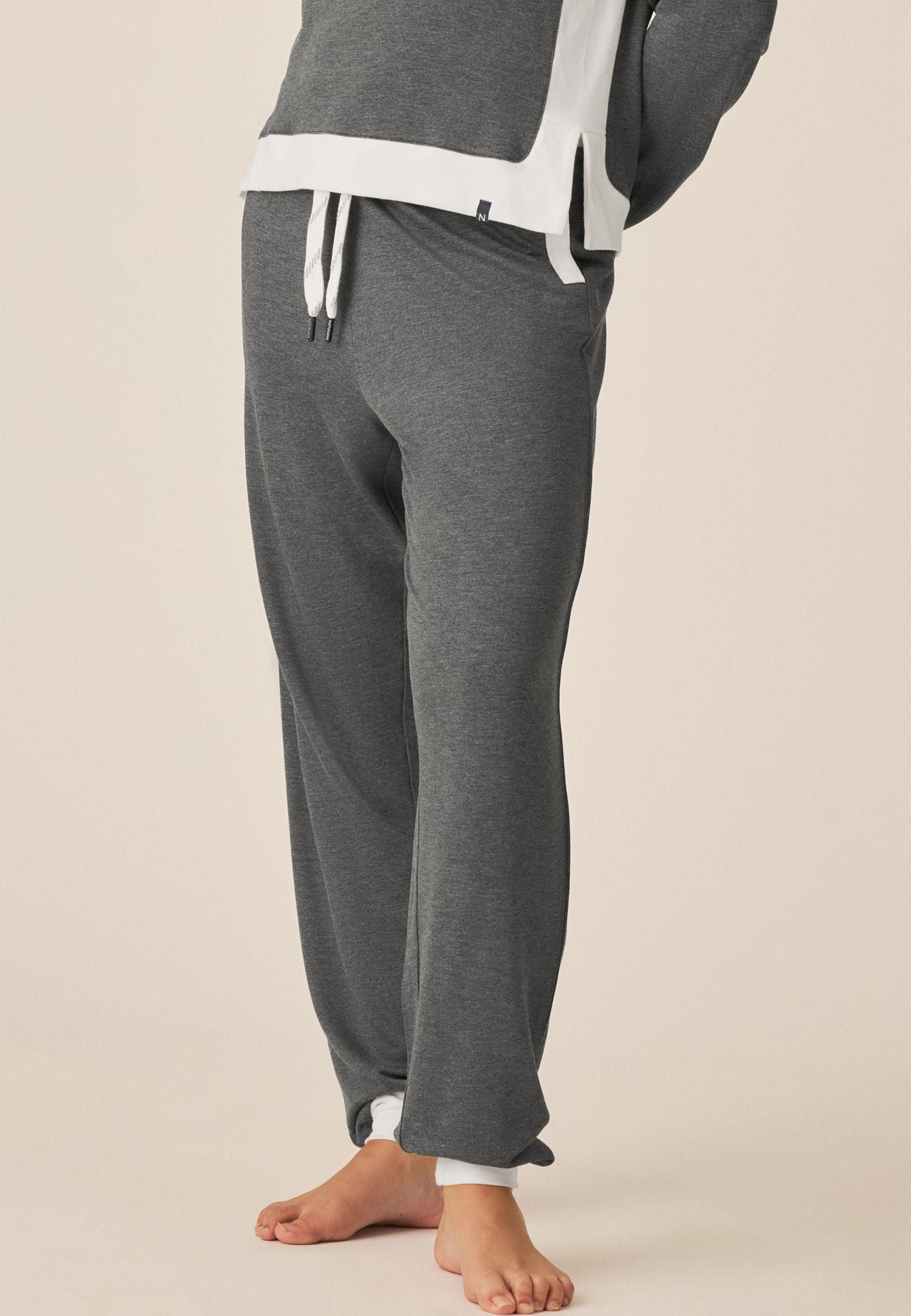 Fabric Pants - Coffee Break - Anthracite Melange