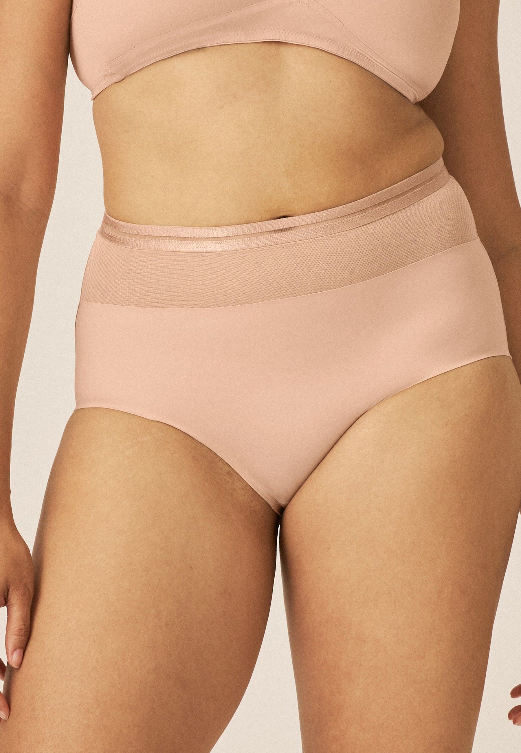 High Waist Panty - Light Beige