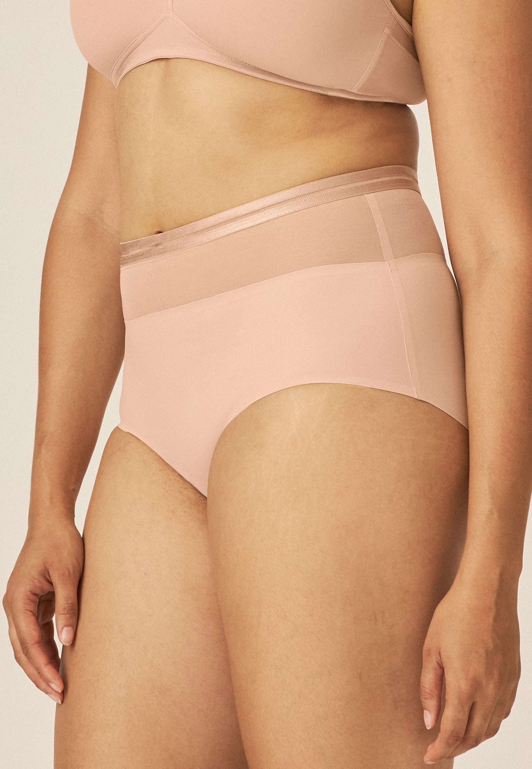 High Waist Panty - Light Beige