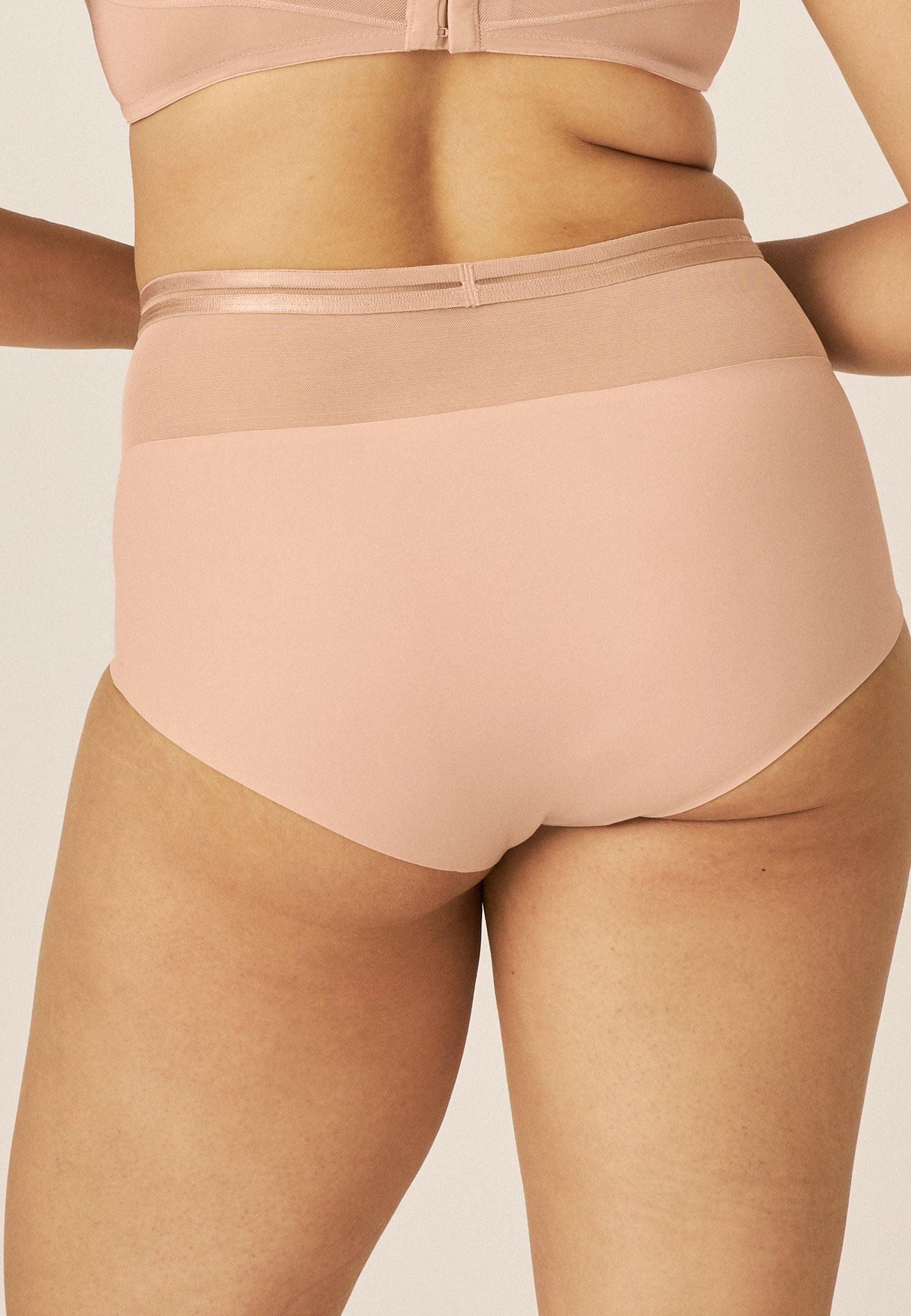 High Waist Panty - Light Beige