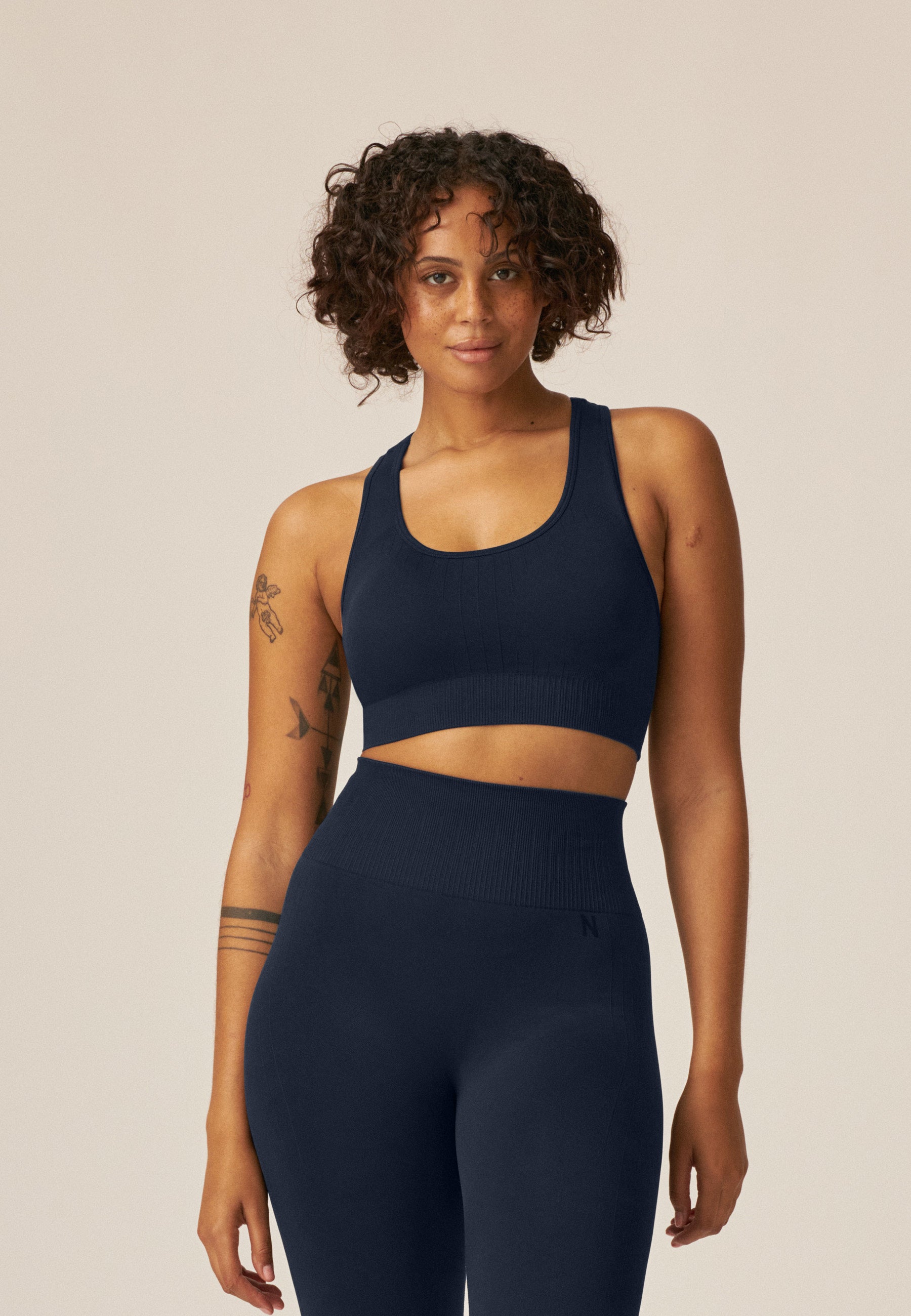 Naturana Sport Bustier Farbe Dark Blue Frontansicht