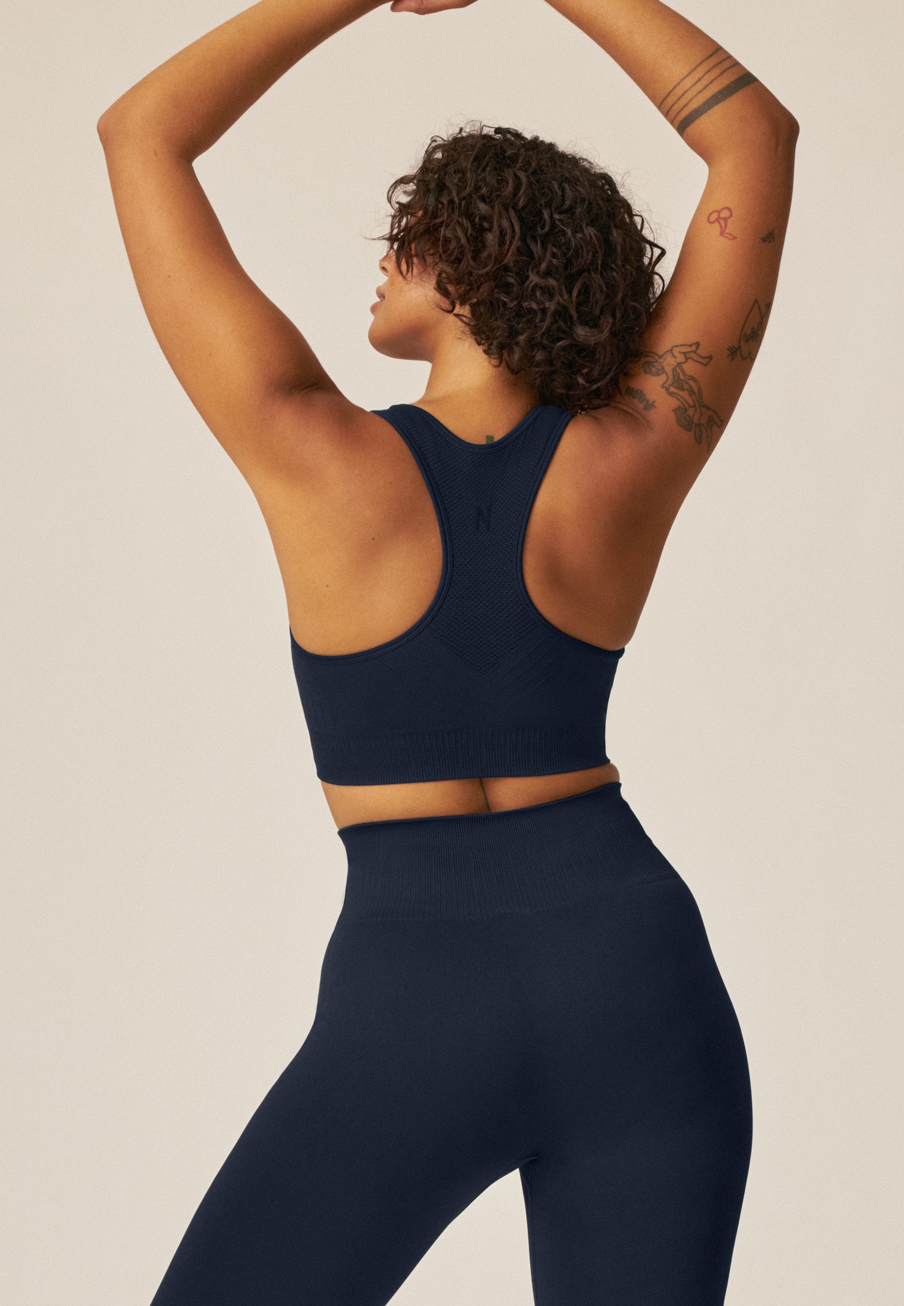 Naturana Sport Bustier Farbe Dark Blue Rückansicht