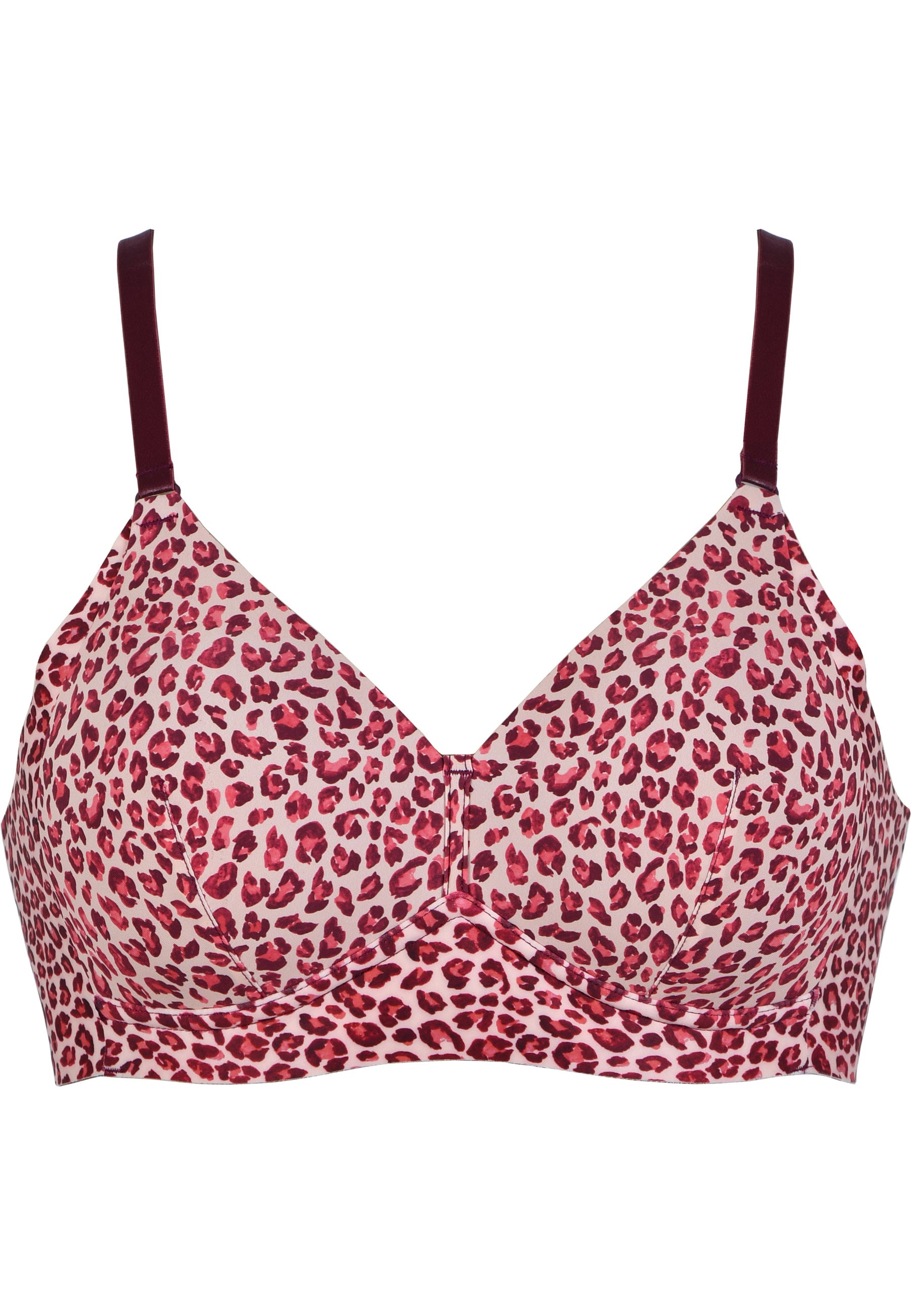 Soft-BH mit Side Smoother Effekt - Leo Print Red