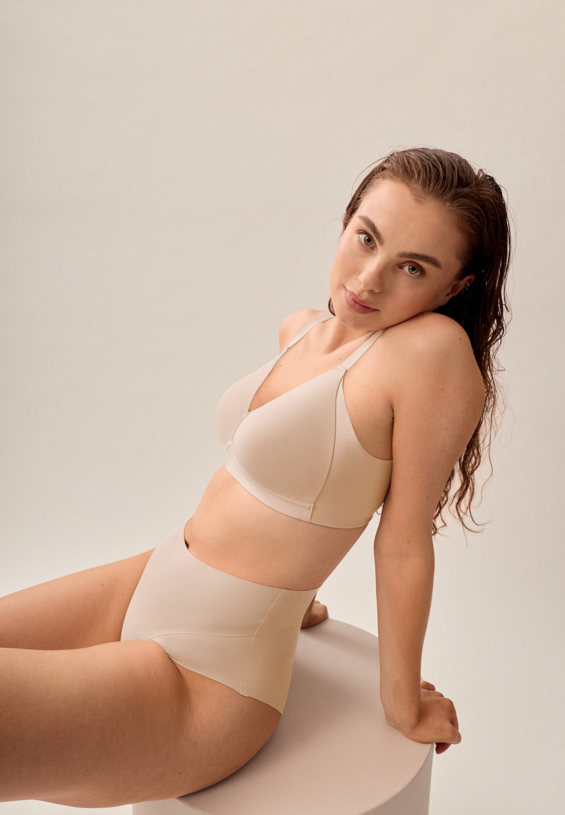 Soft-BH mit Side Smoother Effekt - Light Beige
