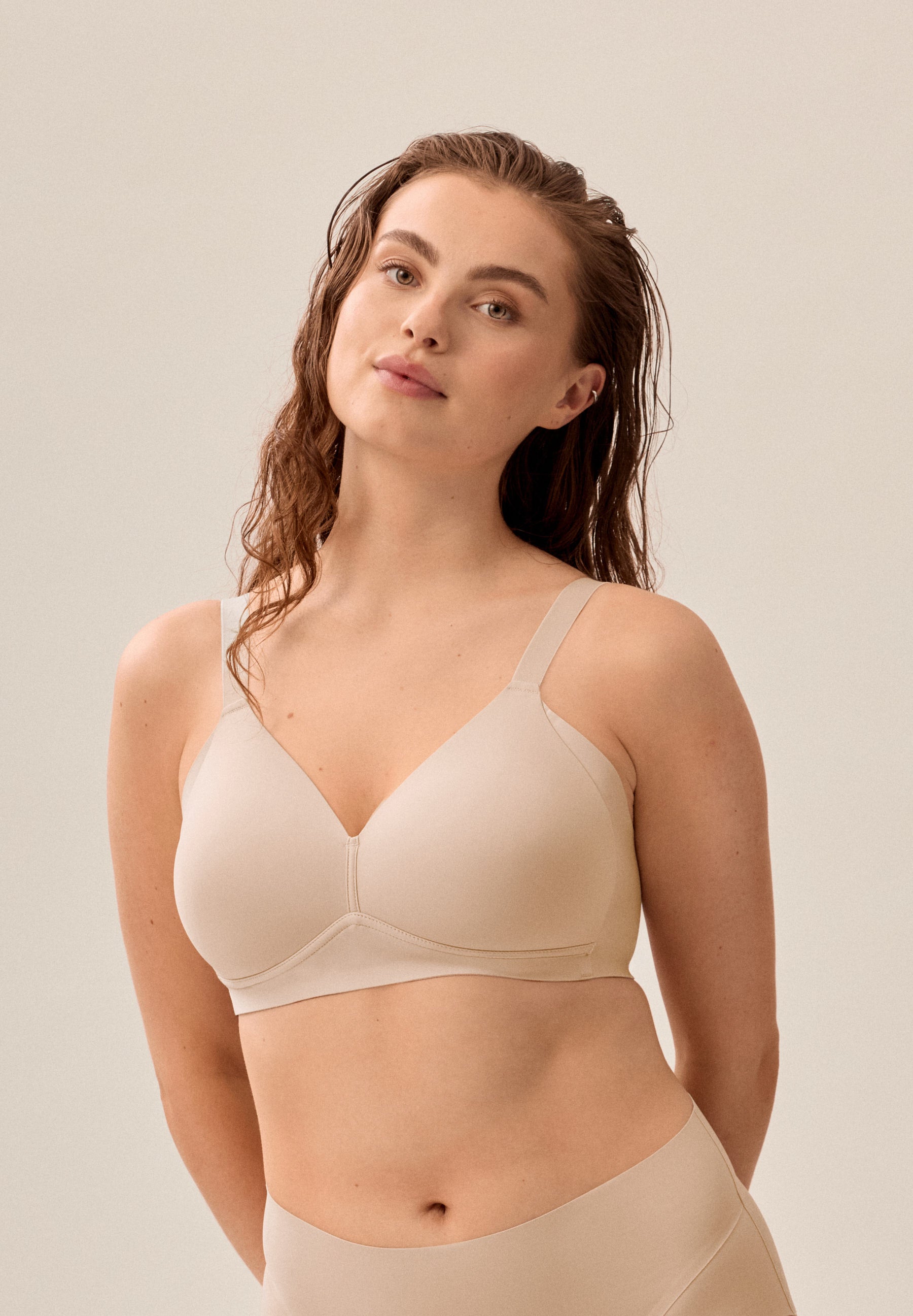 Soft-BH mit Side Smoother Effekt - Light Beige
