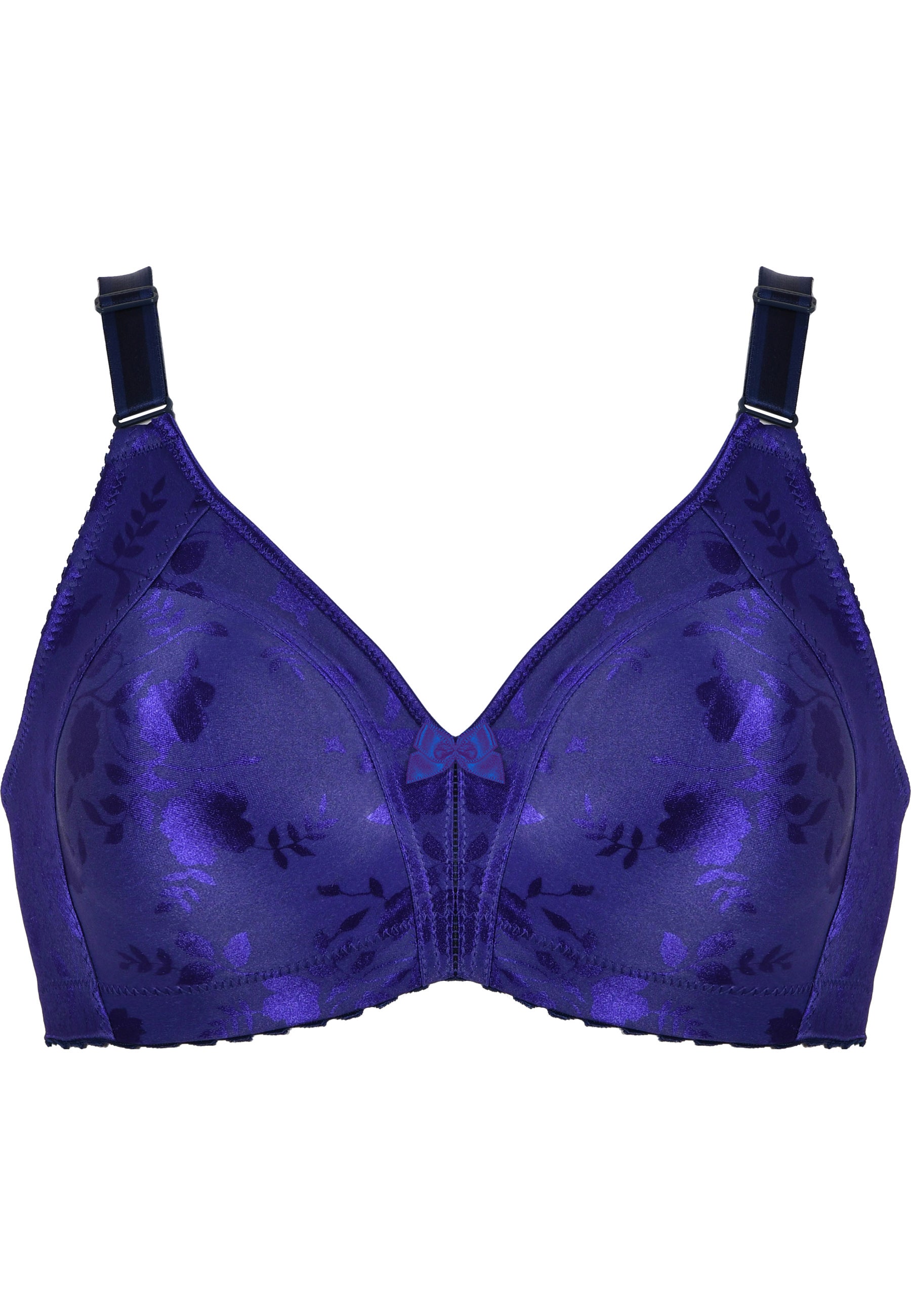 Minimizer soft bra in floral pattern - Galaxy Violet