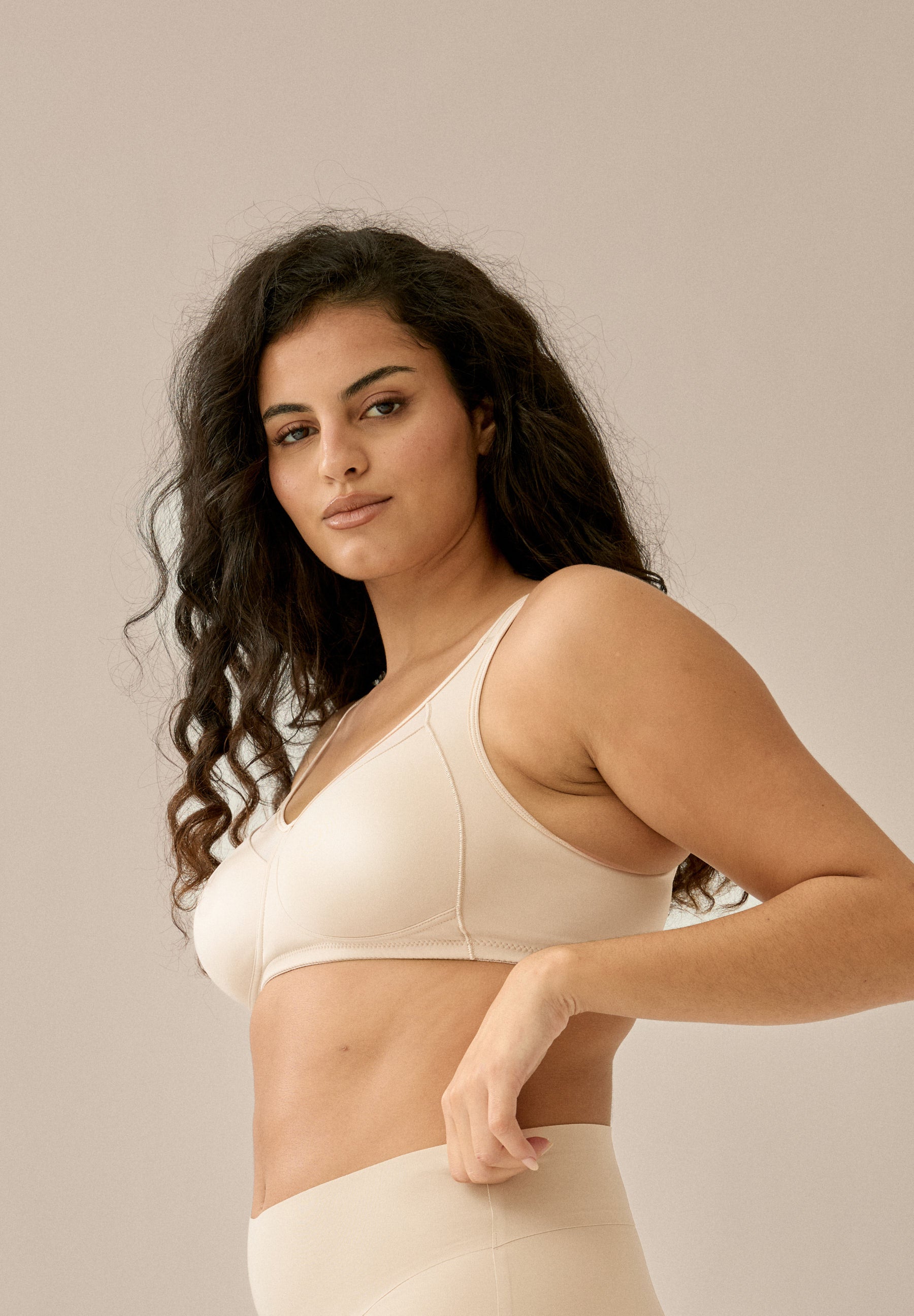 Soft-BH mit Mesheinsatz - Light Beige