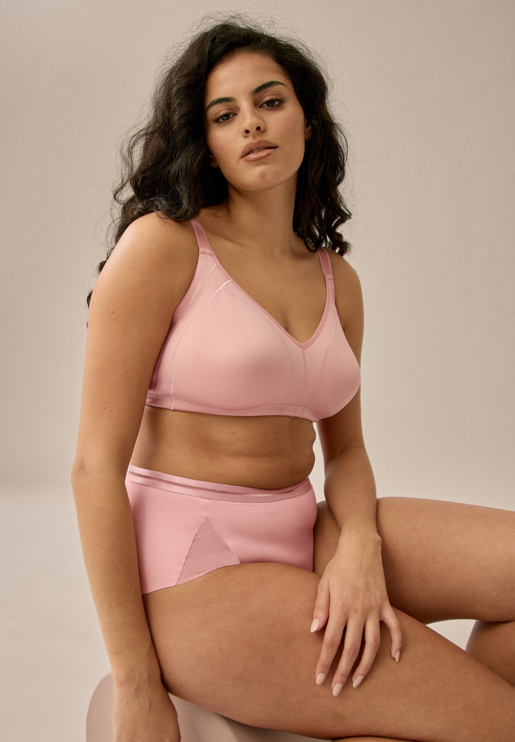 Minimizer with Side Smoother - Pink Rose