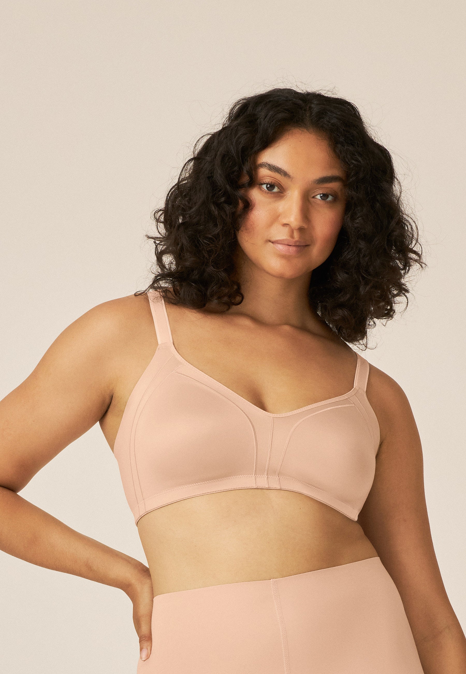 Naturana Minimizer mit Side Smoother BH Farbe Light Beige Frontansicht