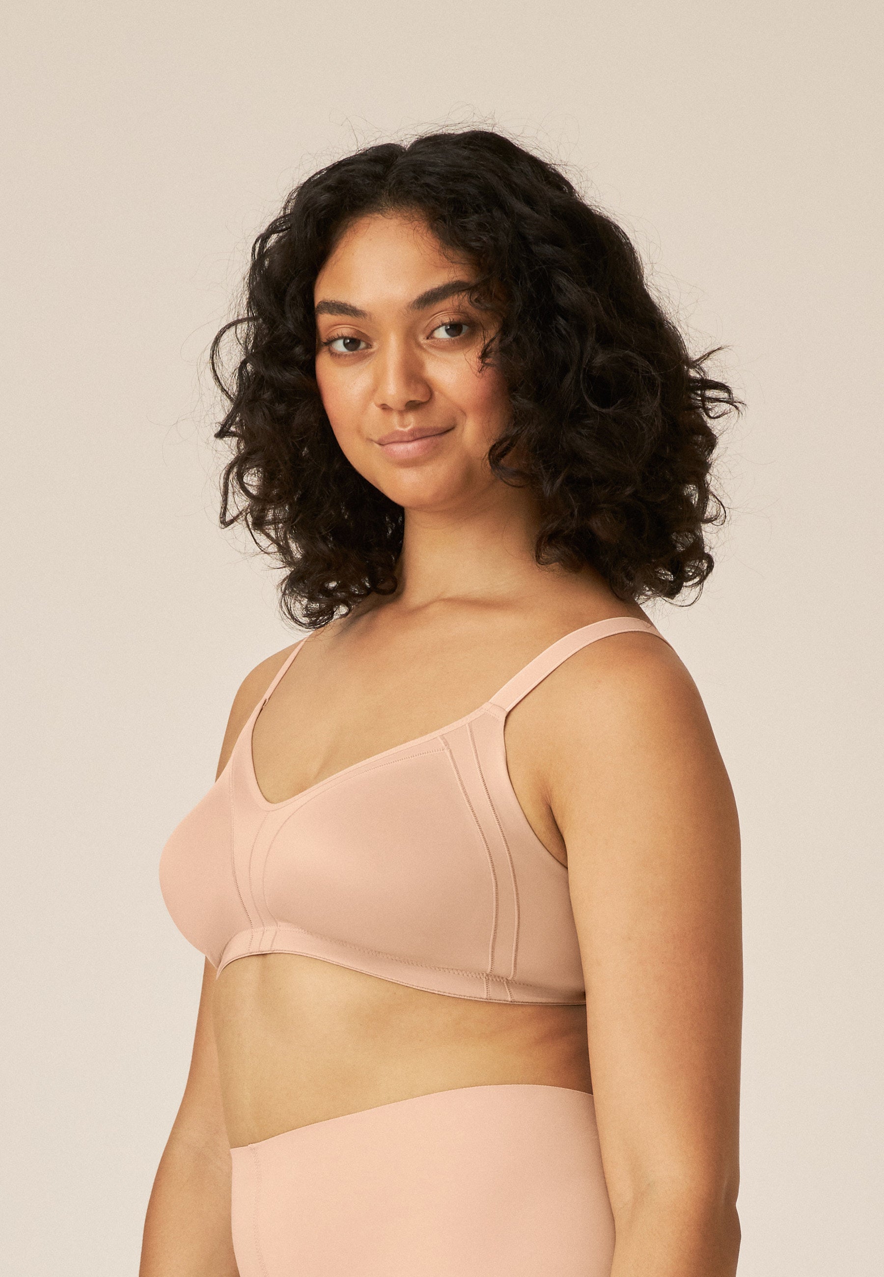 Naturana Minimizer mit Side Smooother BH Farbe Light Beige Seitenansicht