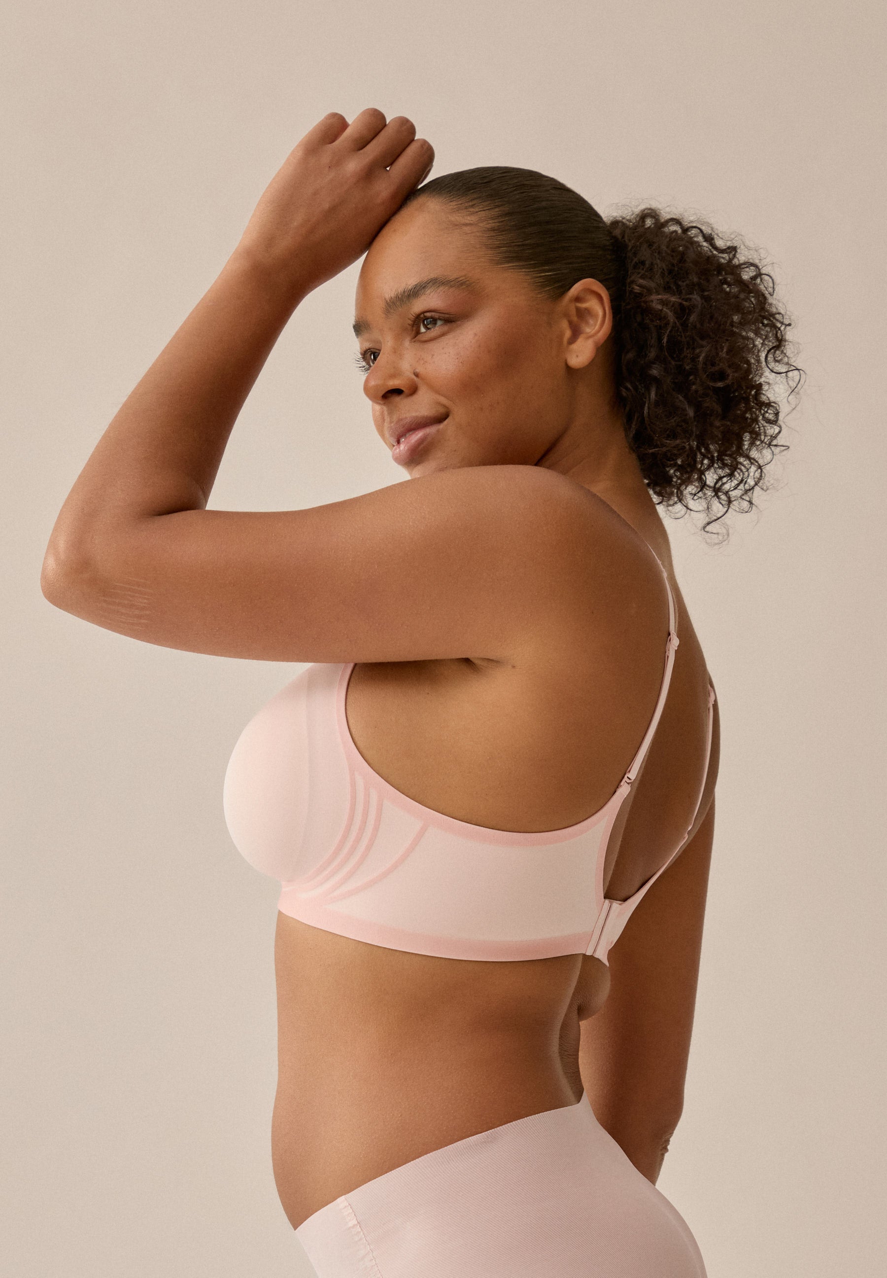 Wireless Padded Bra – Blush