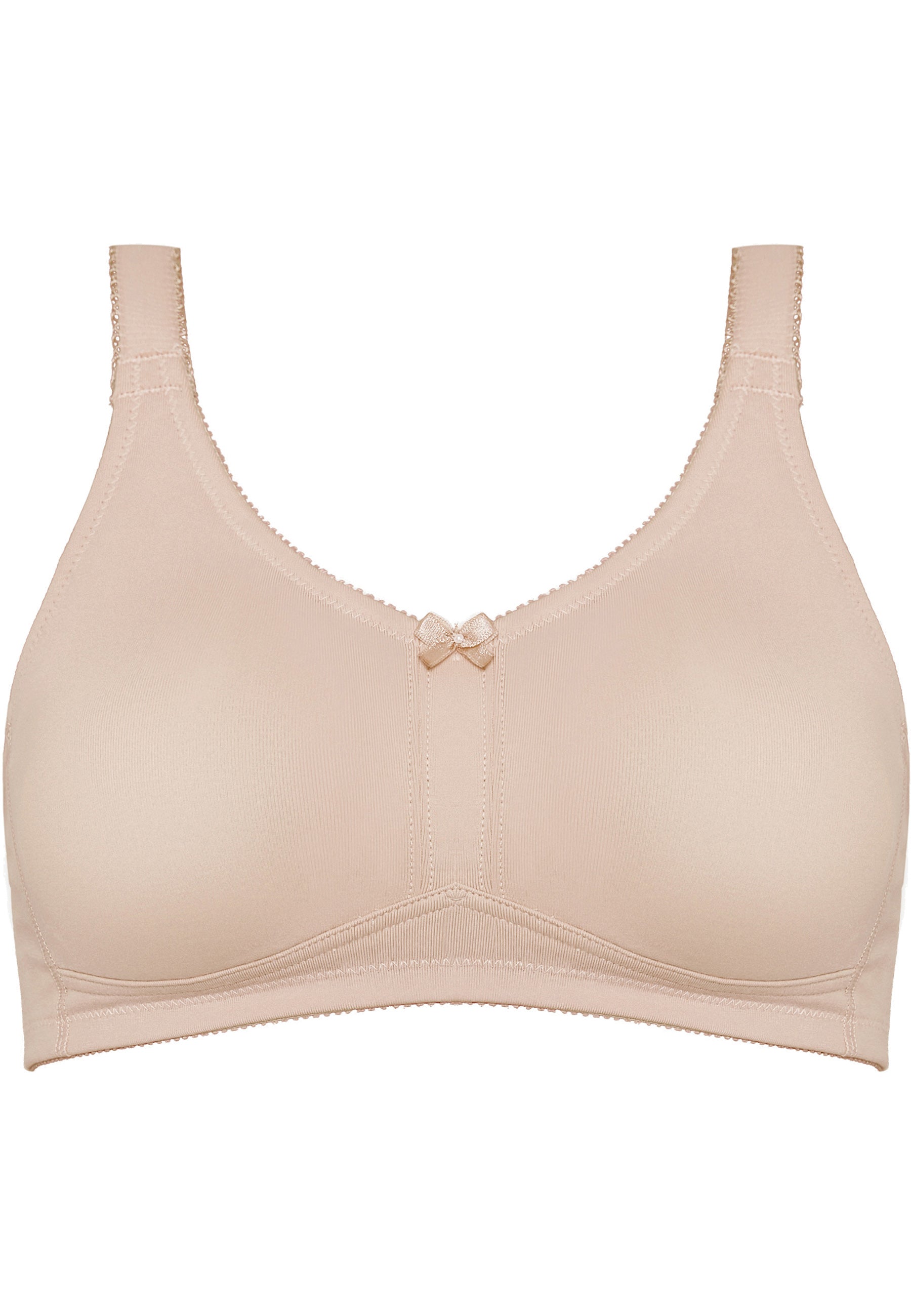 Klassischer Soft-BH mit Tasche - Light Beige