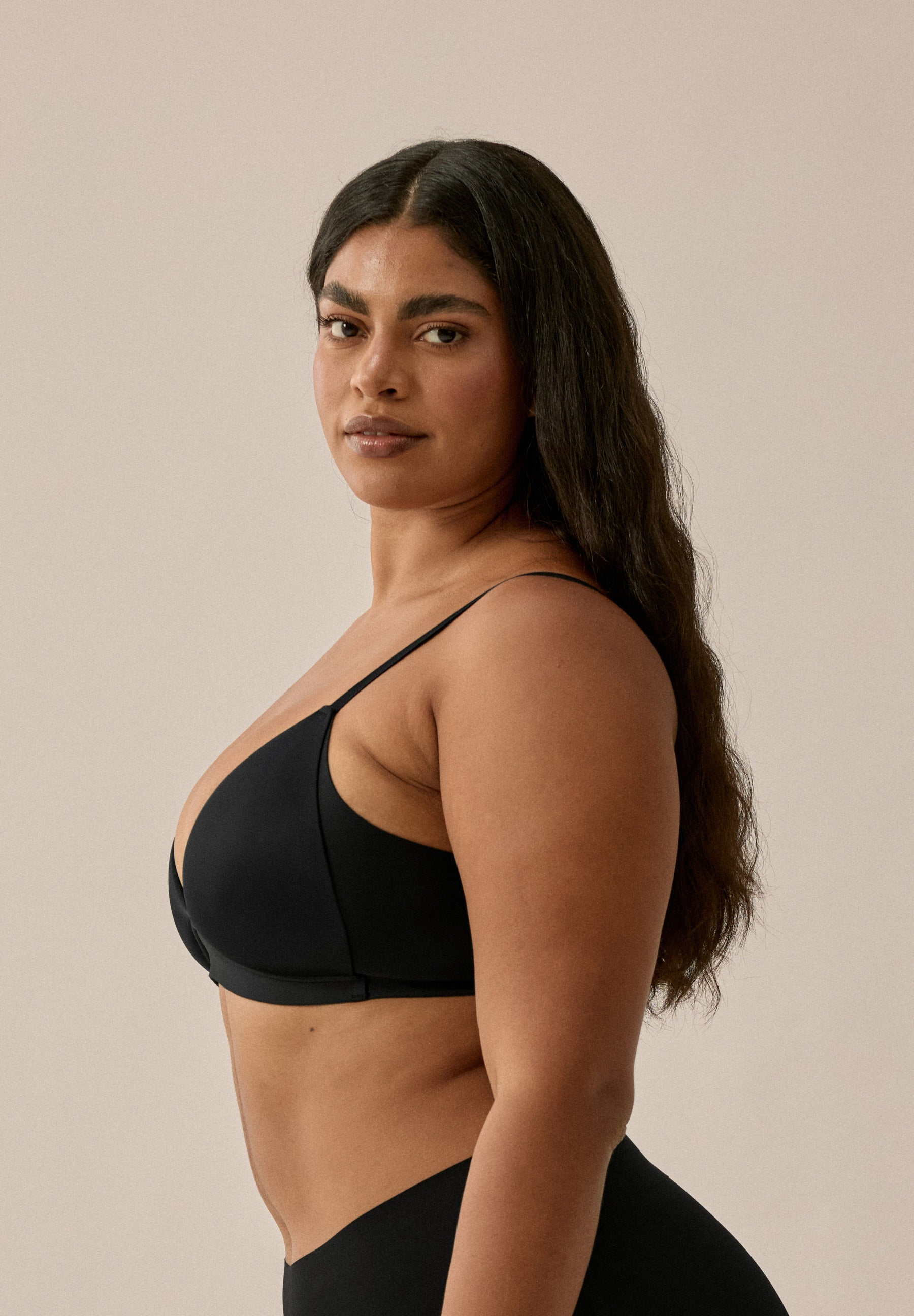 Soft-BH mit Side Smoother Effekt Light - Schwarz