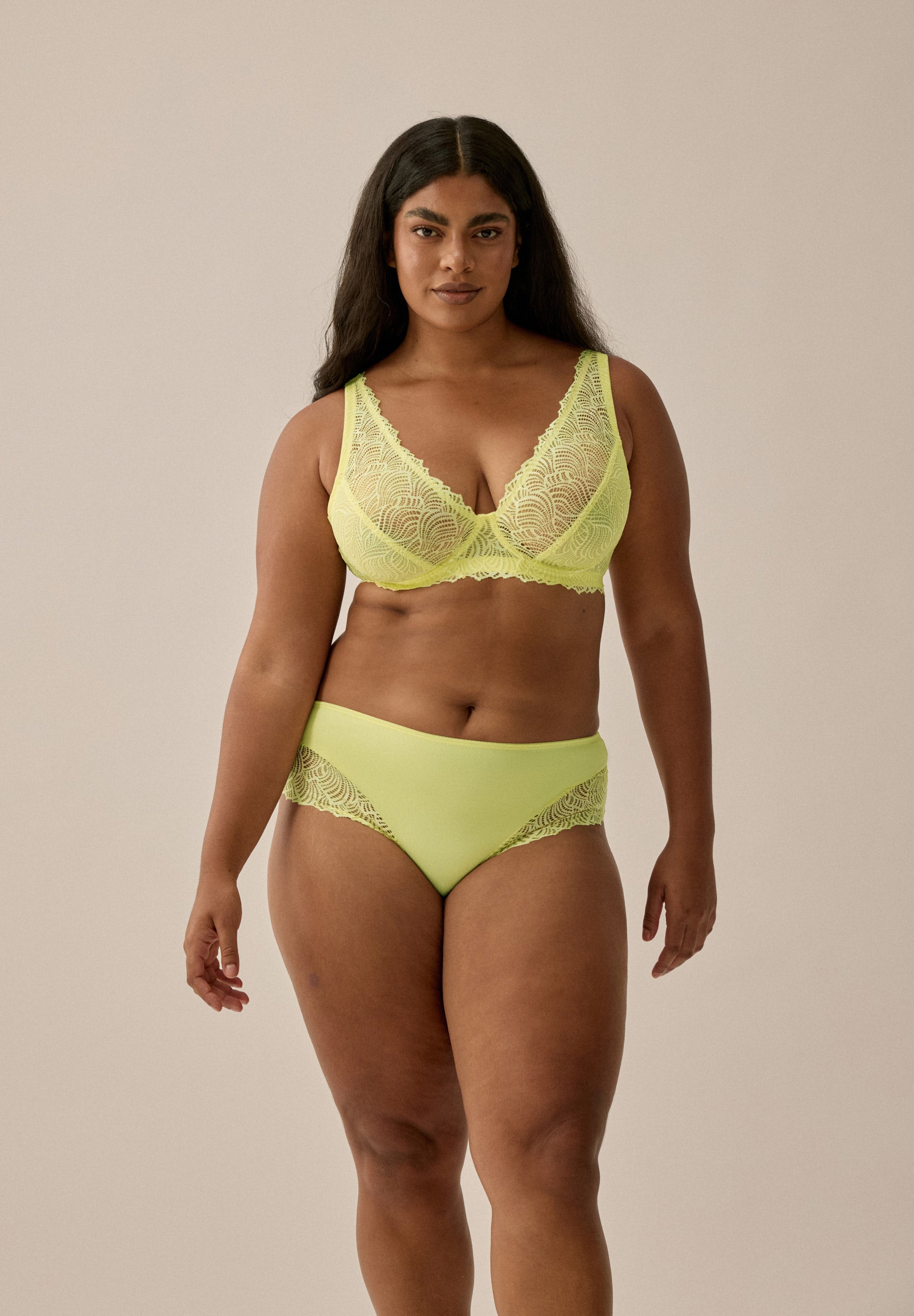 Bügel-BH aus Spitze - Sunny Lime