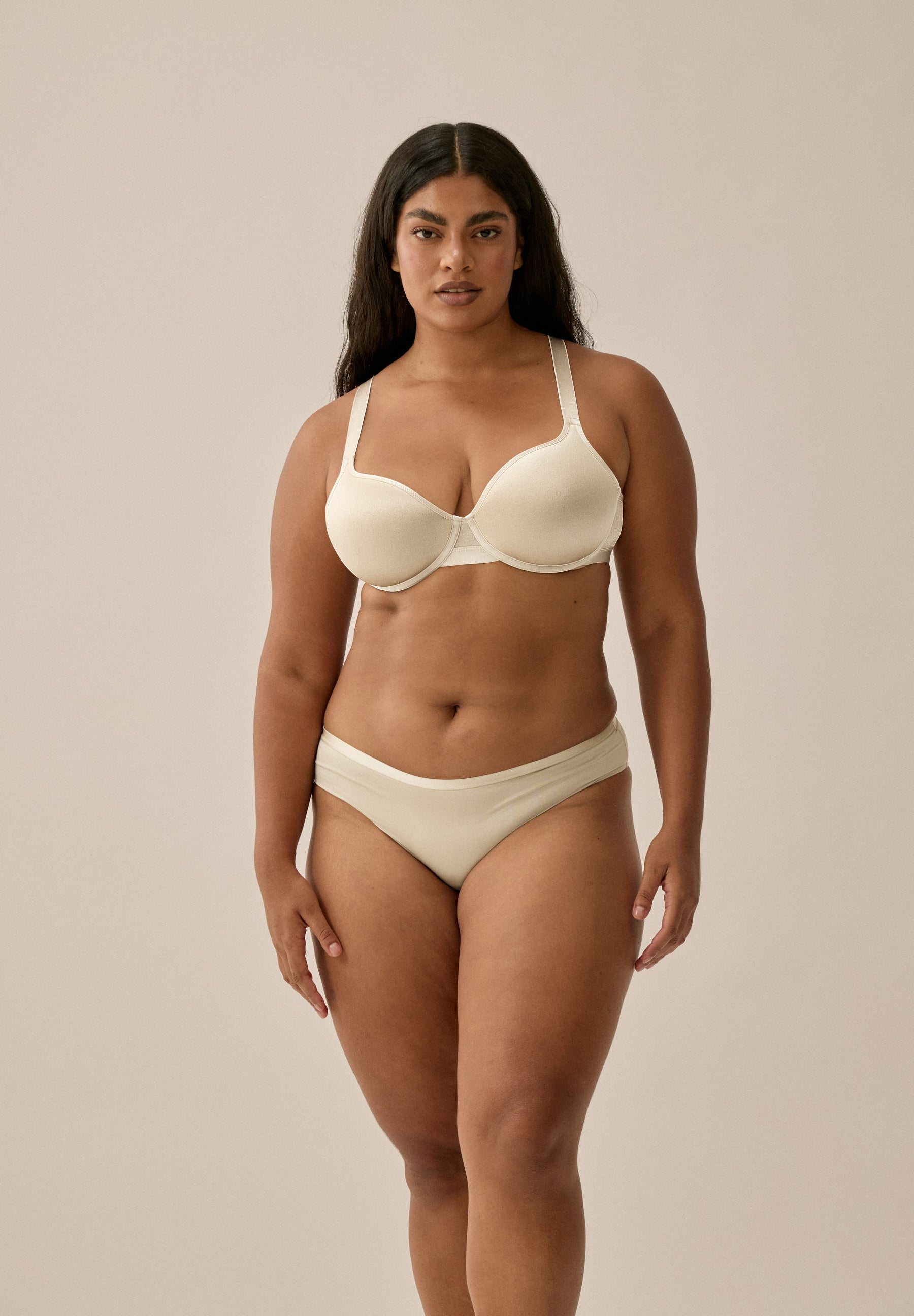 Air Magic-BH mit Bügel und atmungsaktiven Spacer-Cups - Light Beige