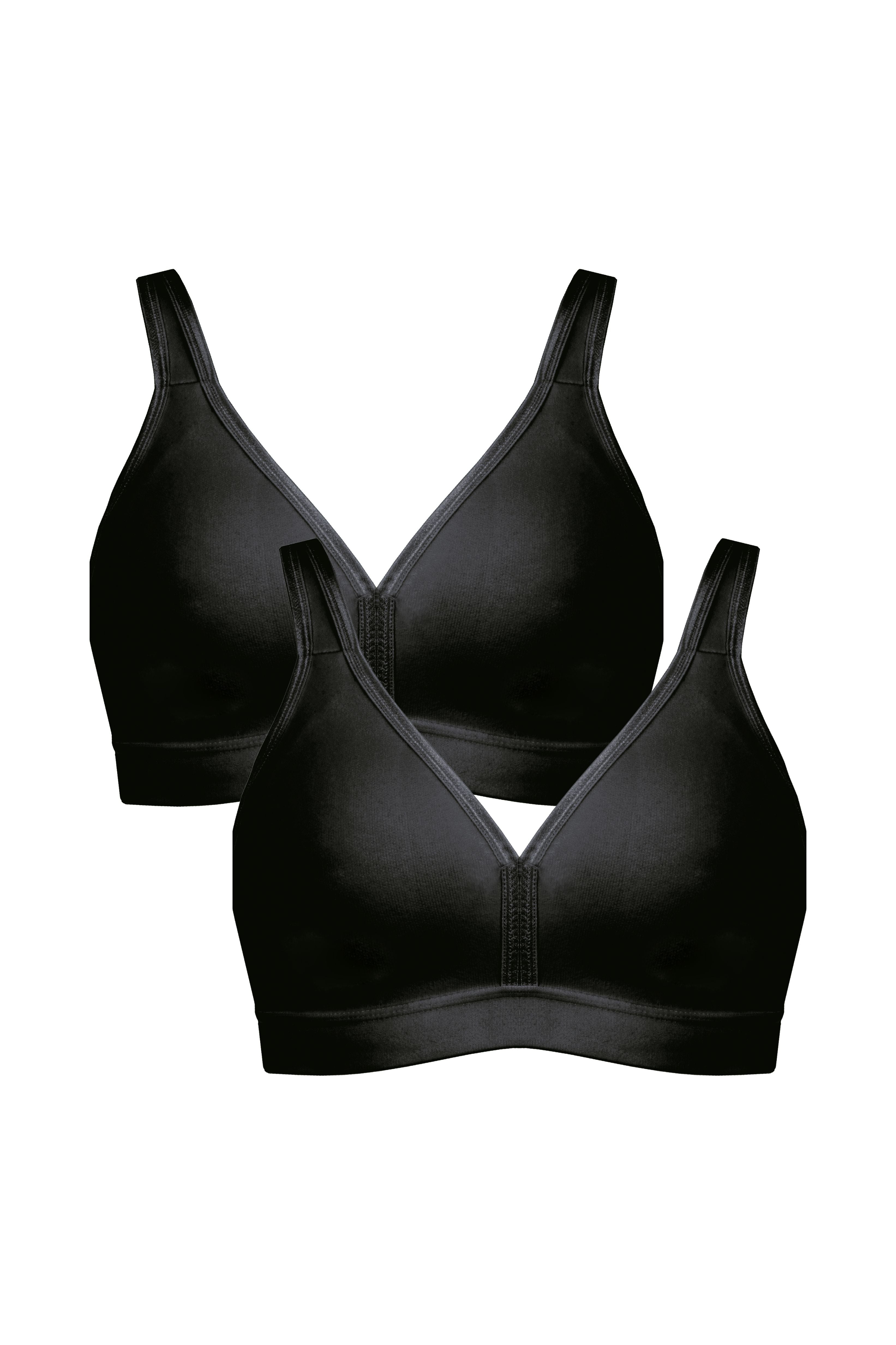 Athleisure Soft-BH Set - Schwarz