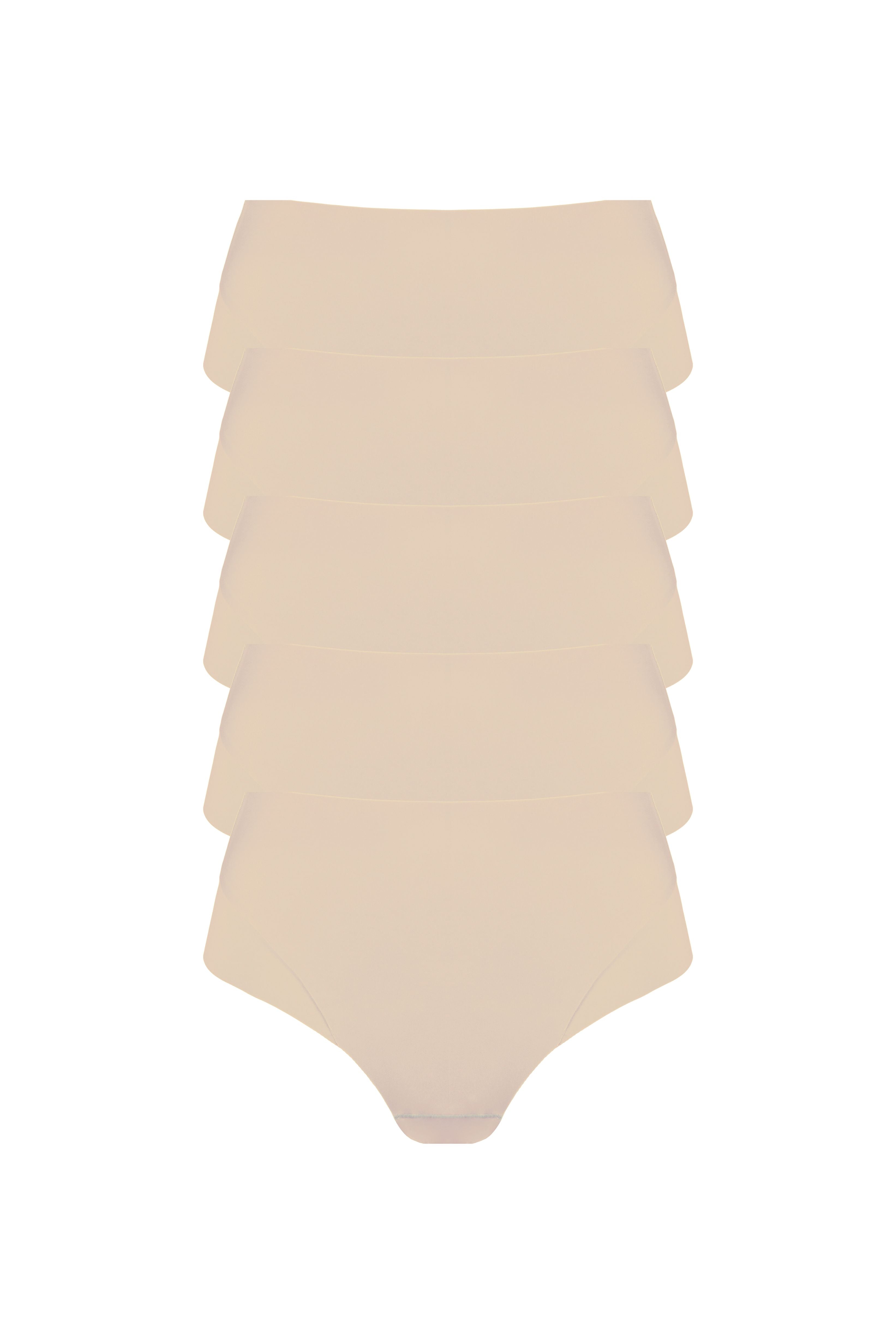 High Waist Slip mit leichtem Shape-Effekt Set - Light Beige