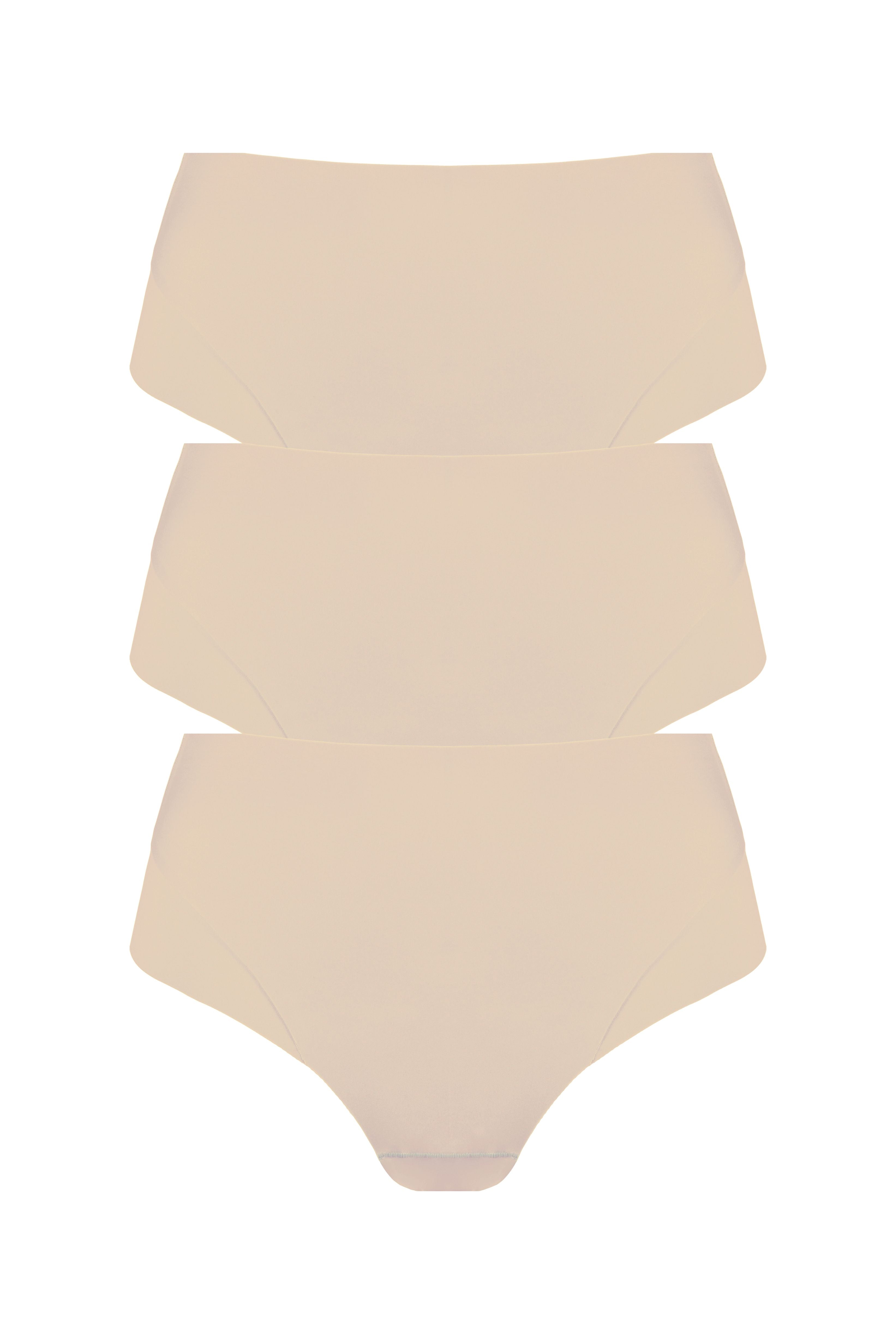 High Waist Slip mit leichtem Shape-Effekt Set - Light Beige