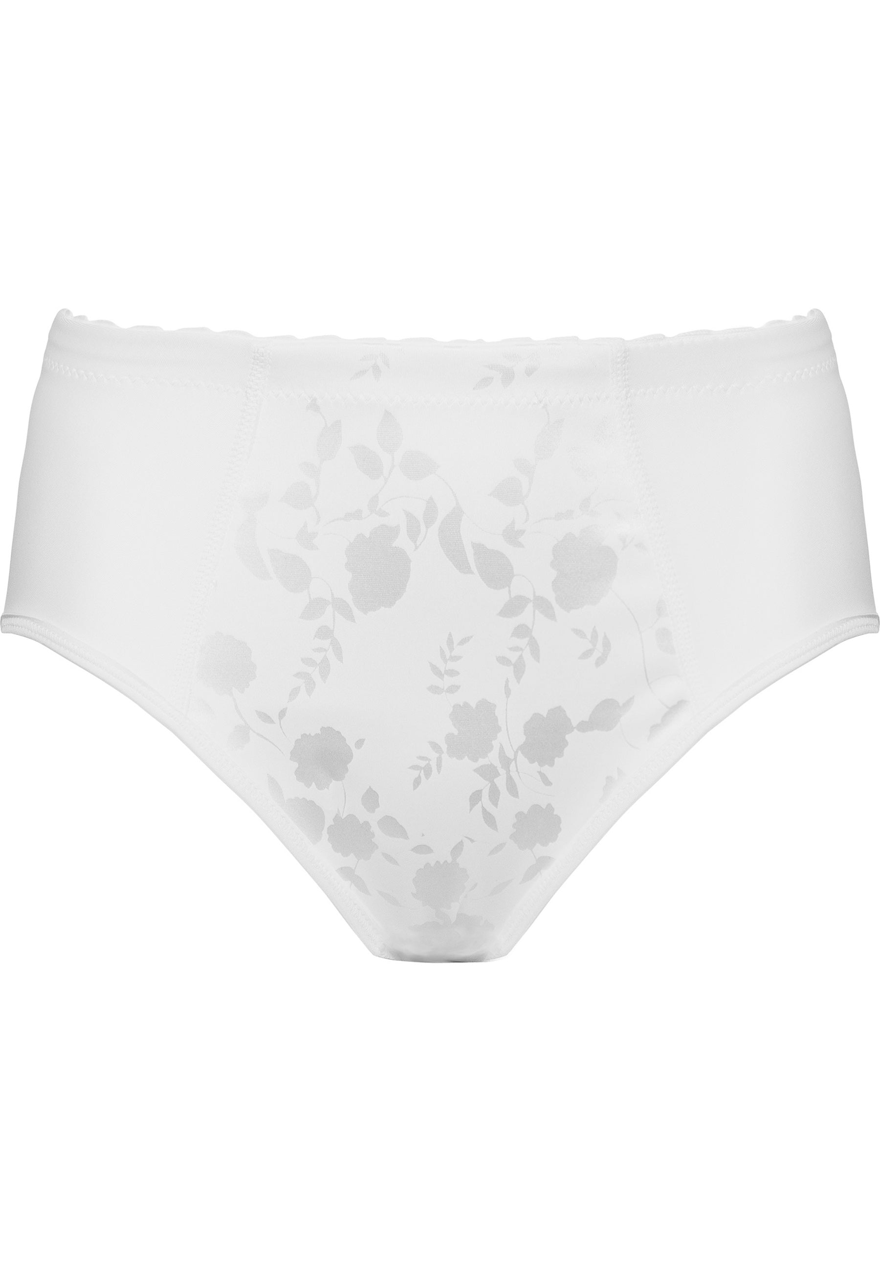 Naturana Minimizer Slip mit Blumenmuster Farbe Weiß