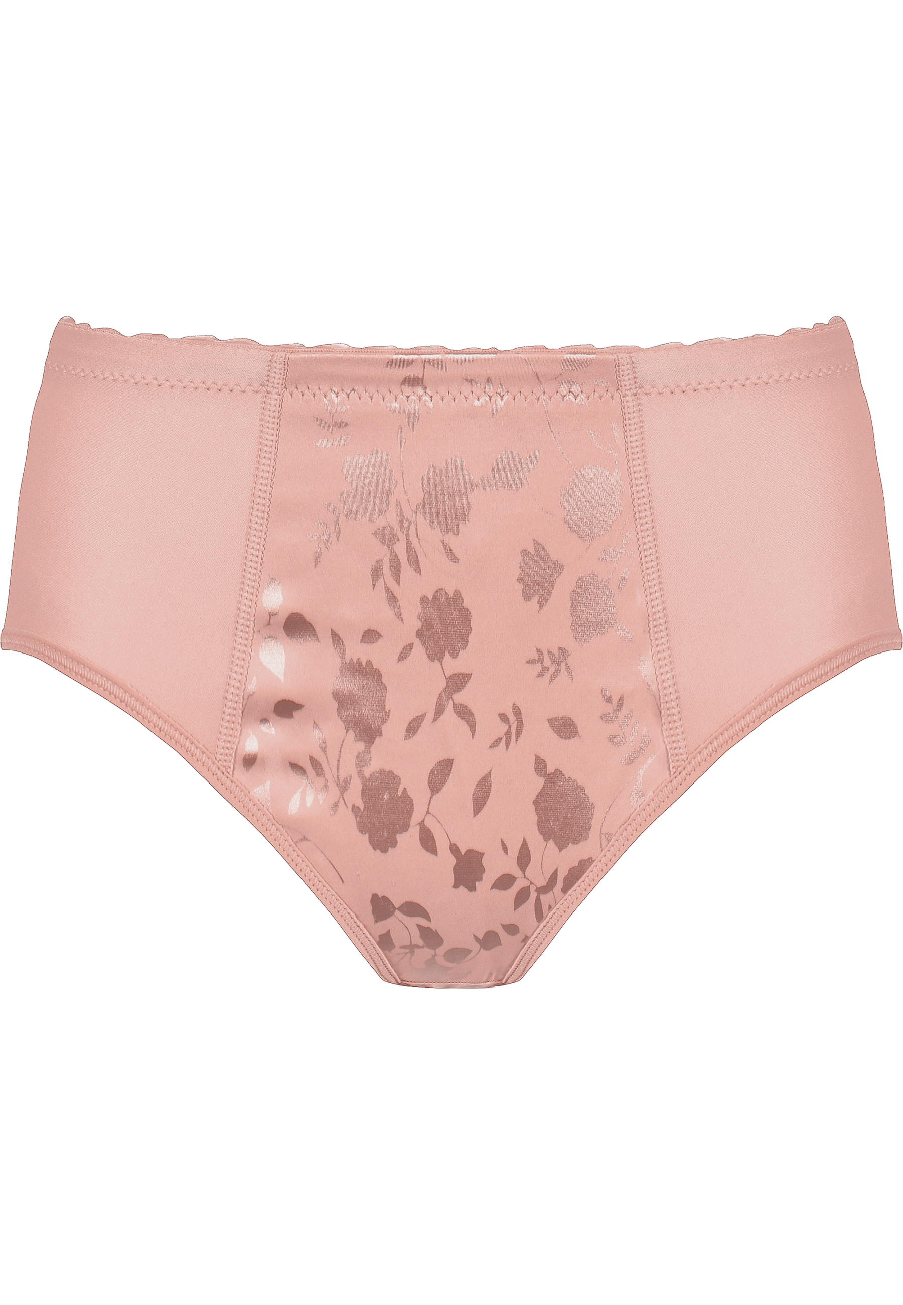 Minimizer Slip with a Floral Pattern - Pink Rose