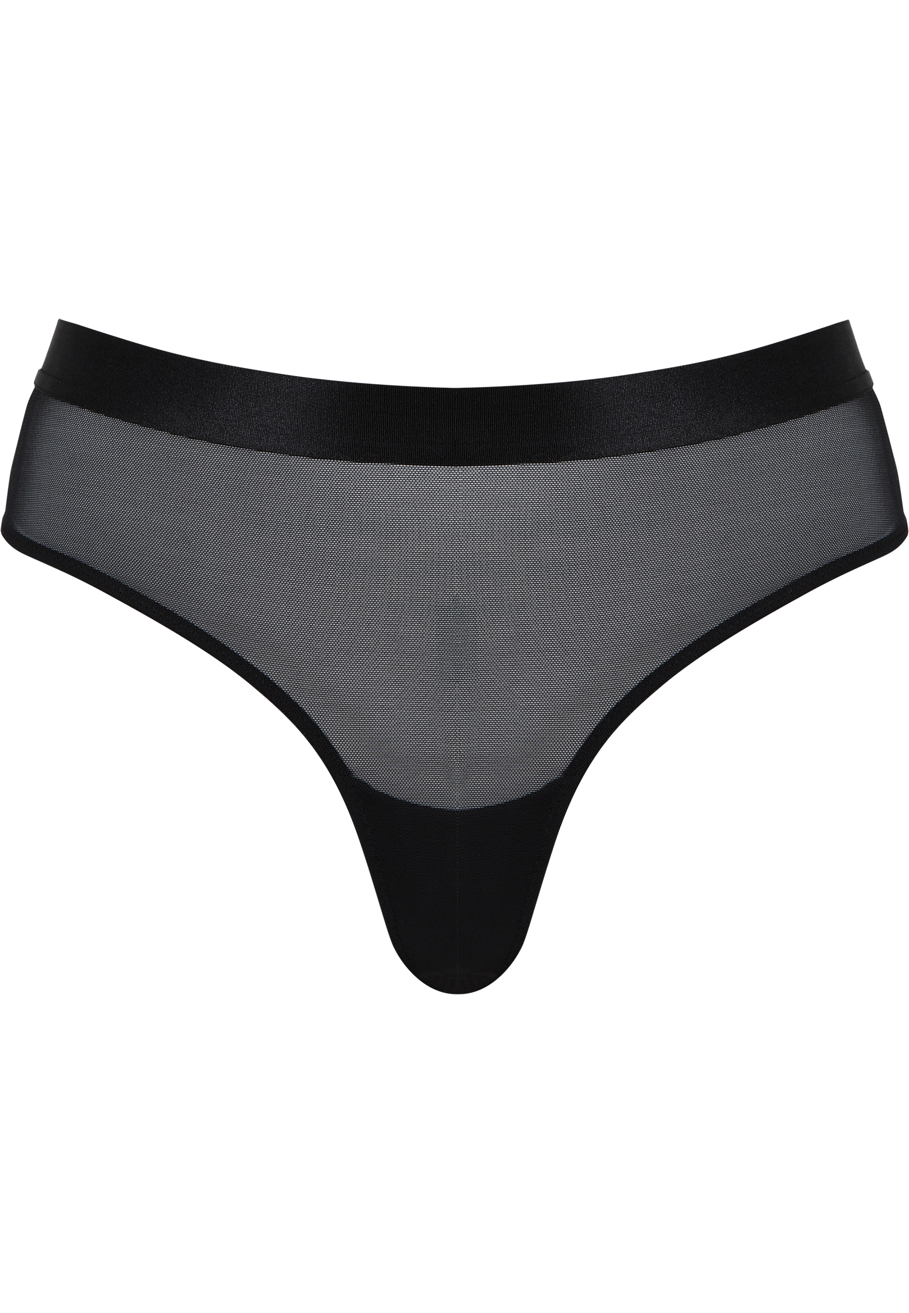 Valentine’s Mesh String - Schwarz