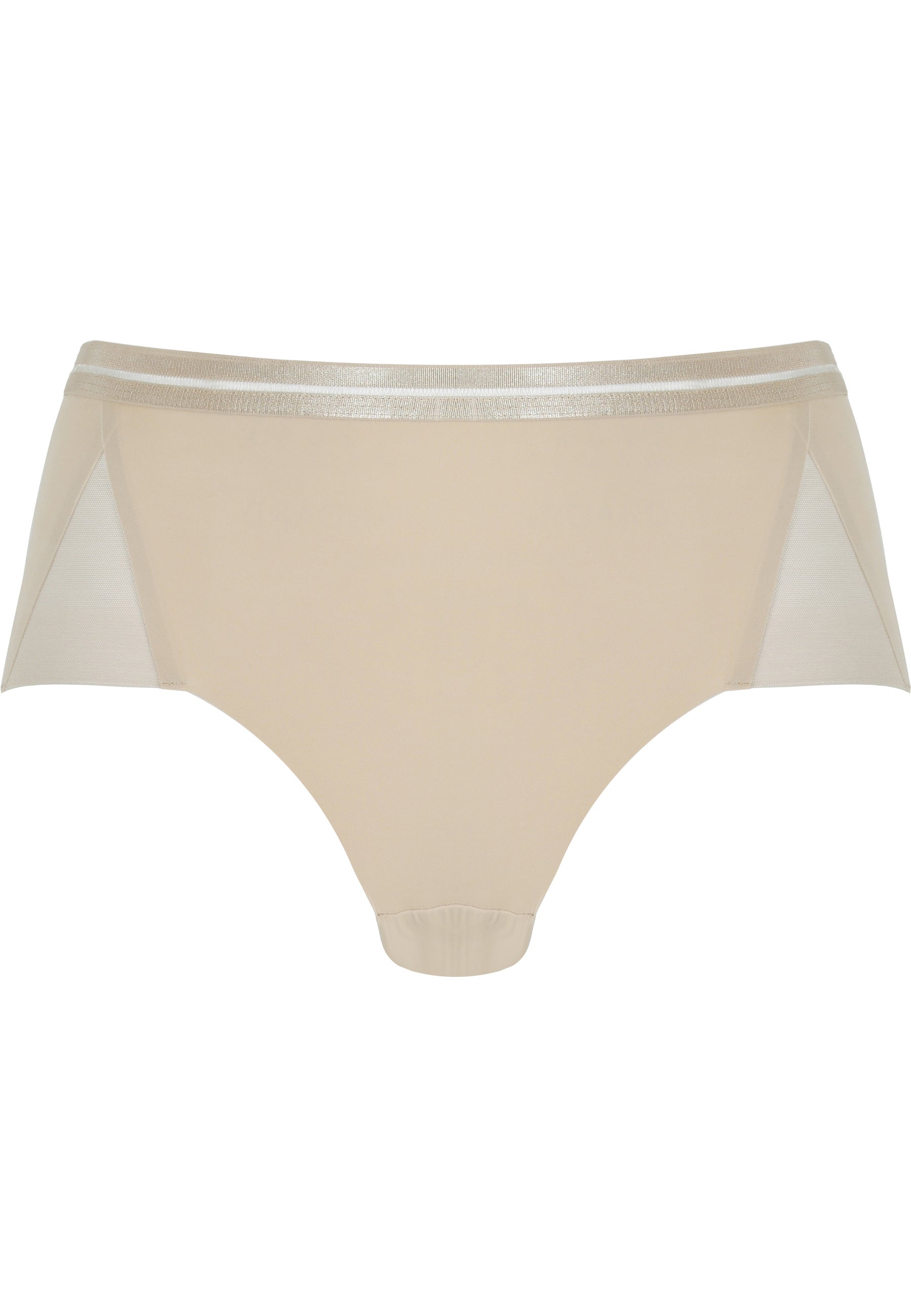 Naturana Clean Cut Panty mit Mesh-Details Farbe Light Beige Produktbild