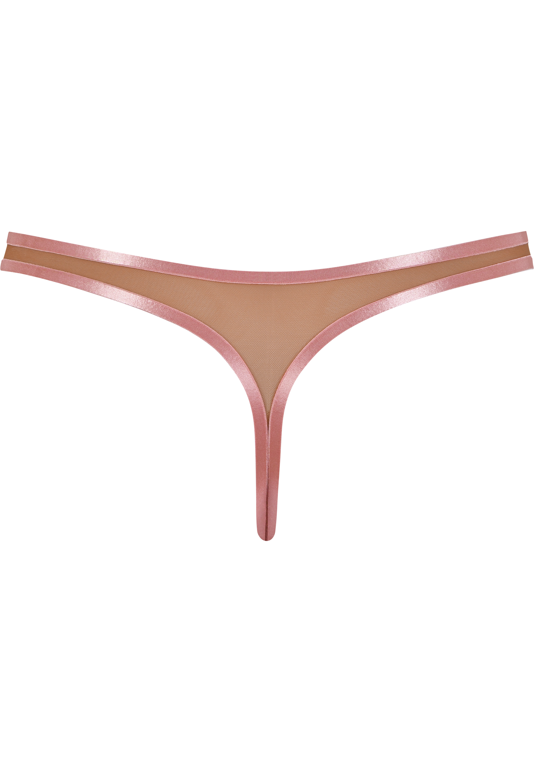 Sheer Mesh String - Caramel