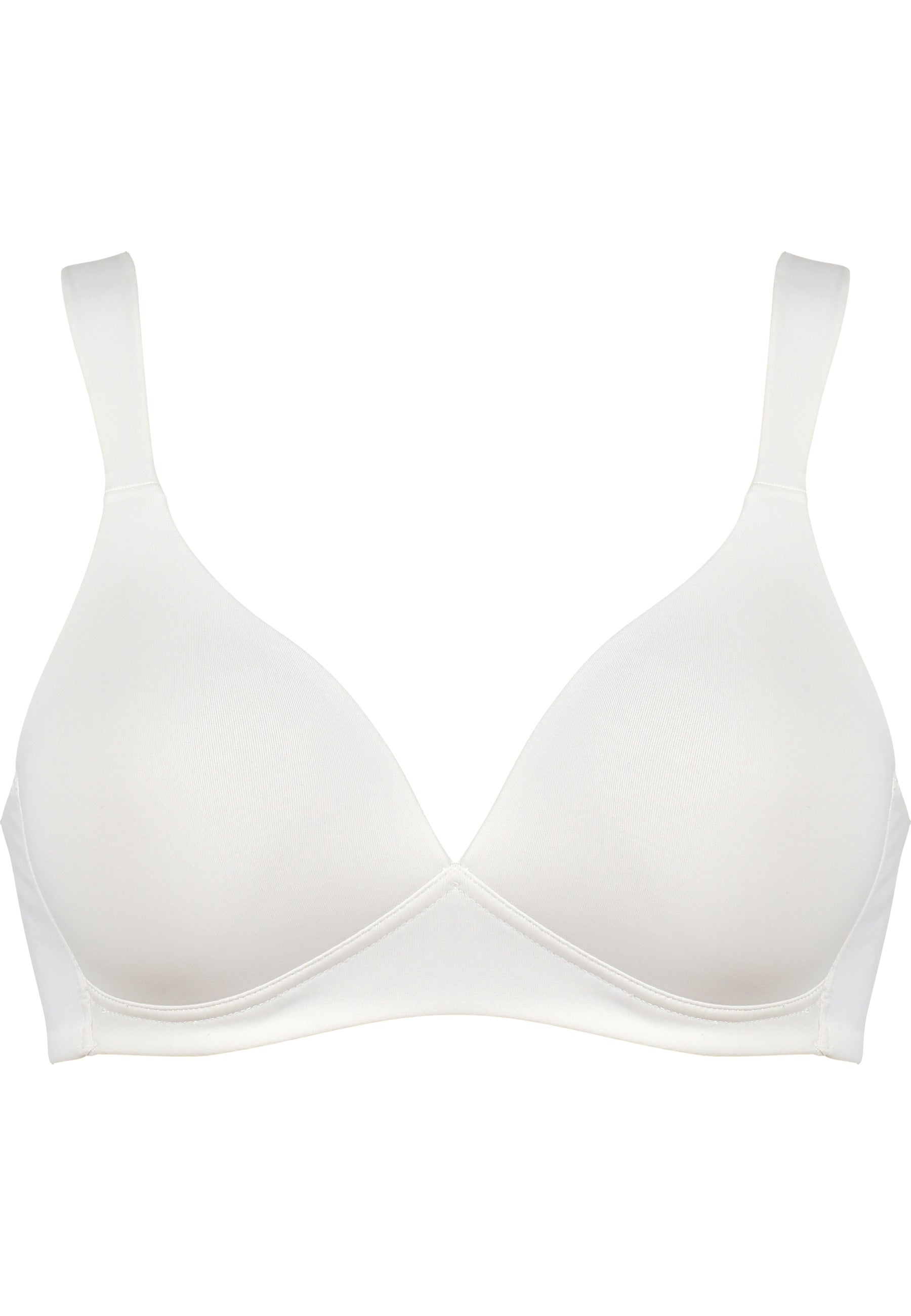 Wire-free Soft Bra with Padding - Ecru