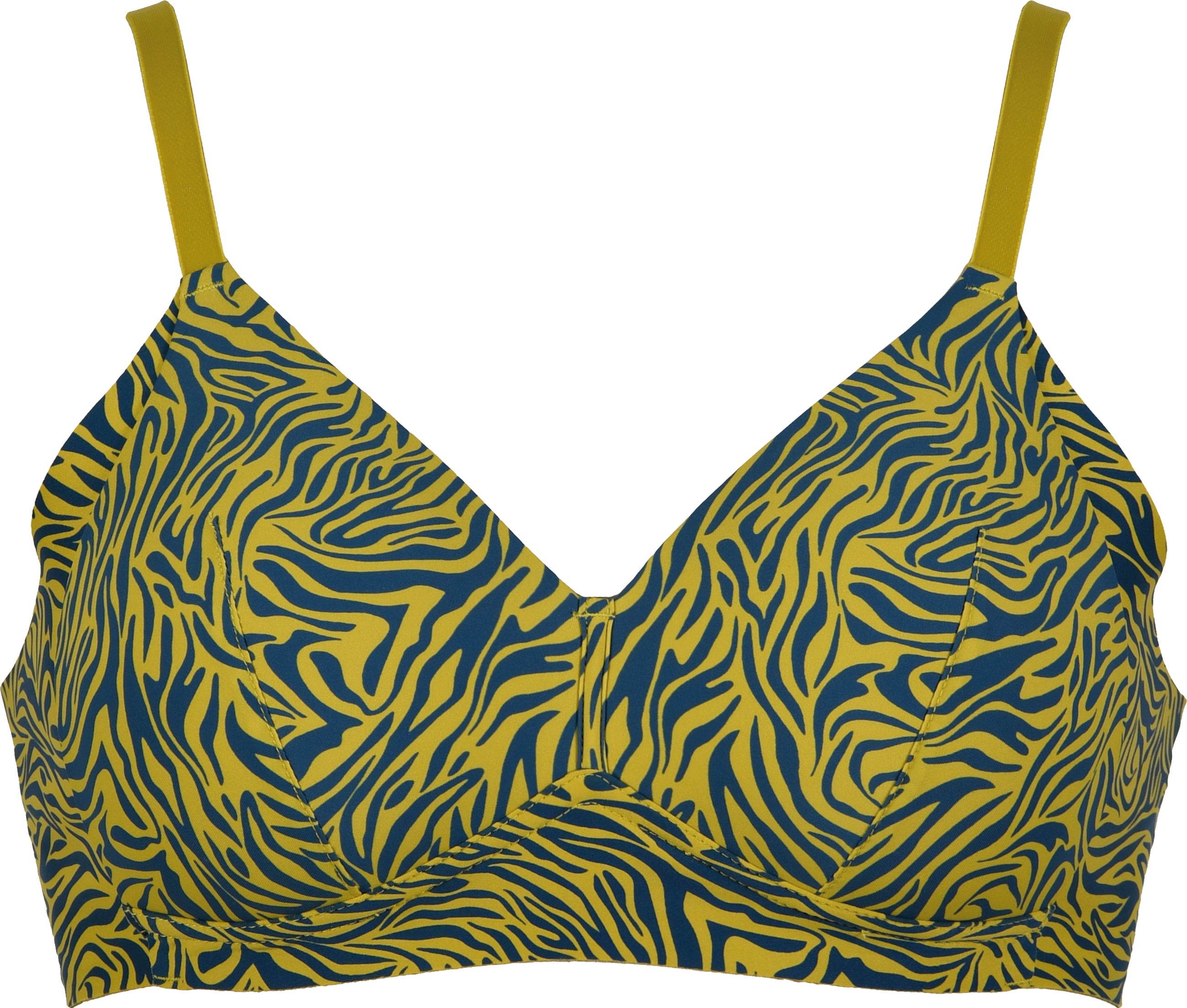 Naturana Soft-BH mit Side Smoother Effekt Farbe Golden Olive Print Produktbild