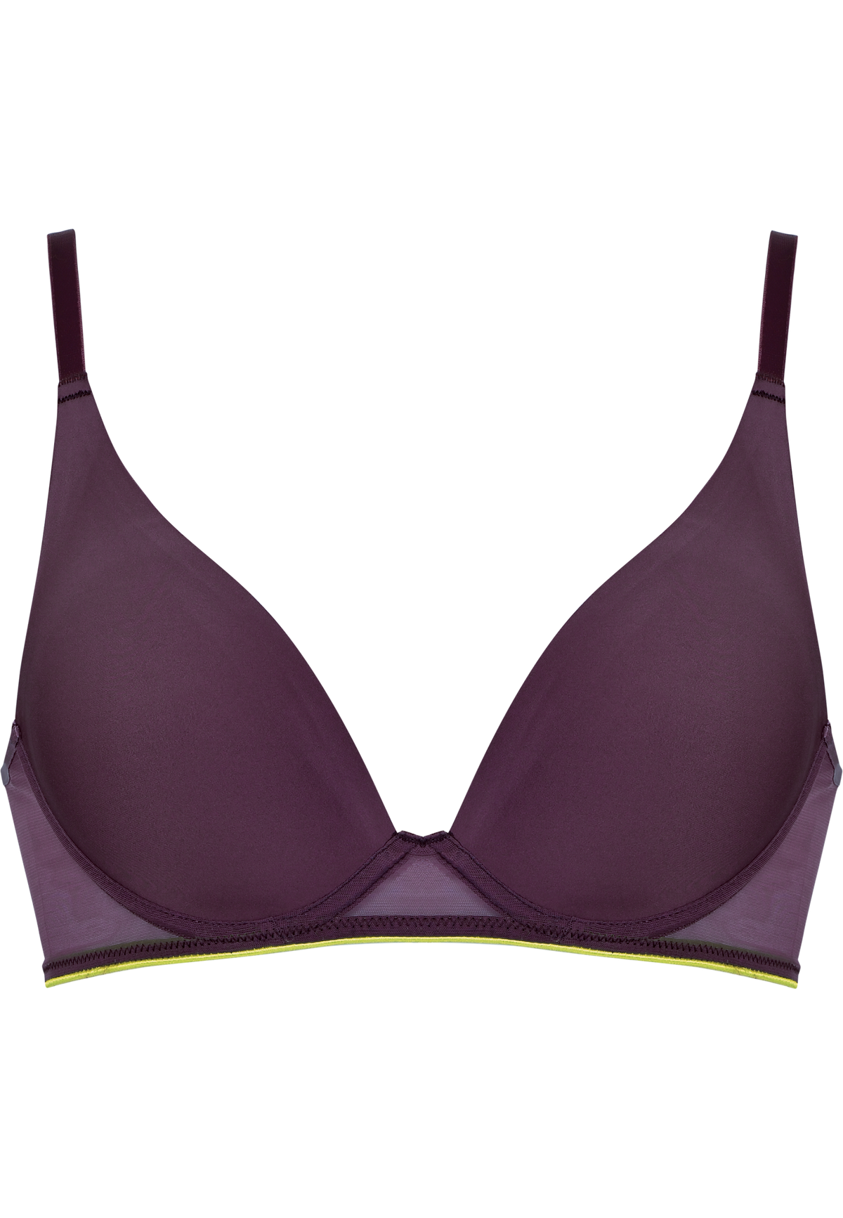 NATURANA x Understatement Bügel-BH Plunge - Plum
