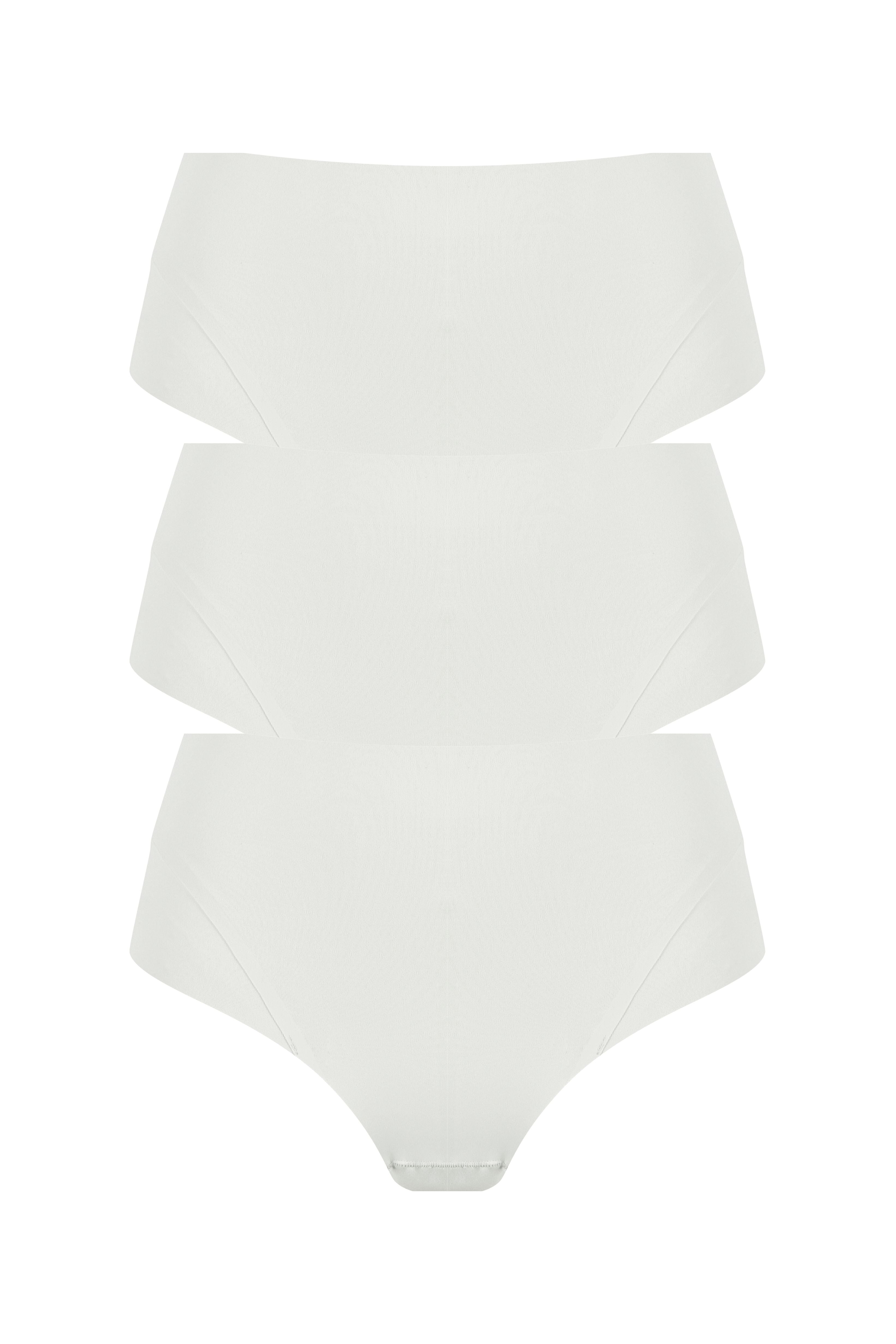 High Waist Slip mit leichtem Shape-Effekt Set- Ecru