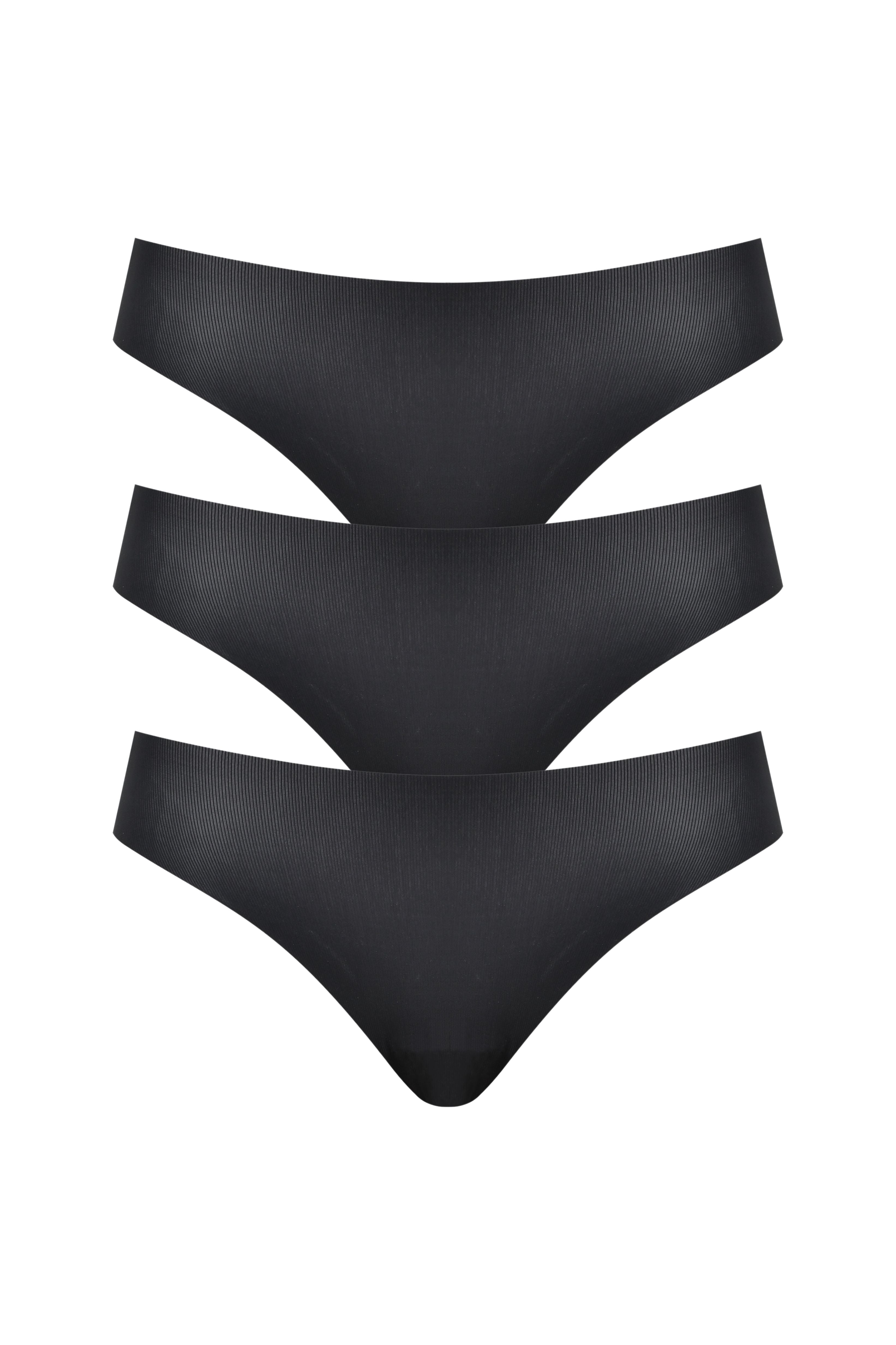 One Size Slip Set - Schwarz