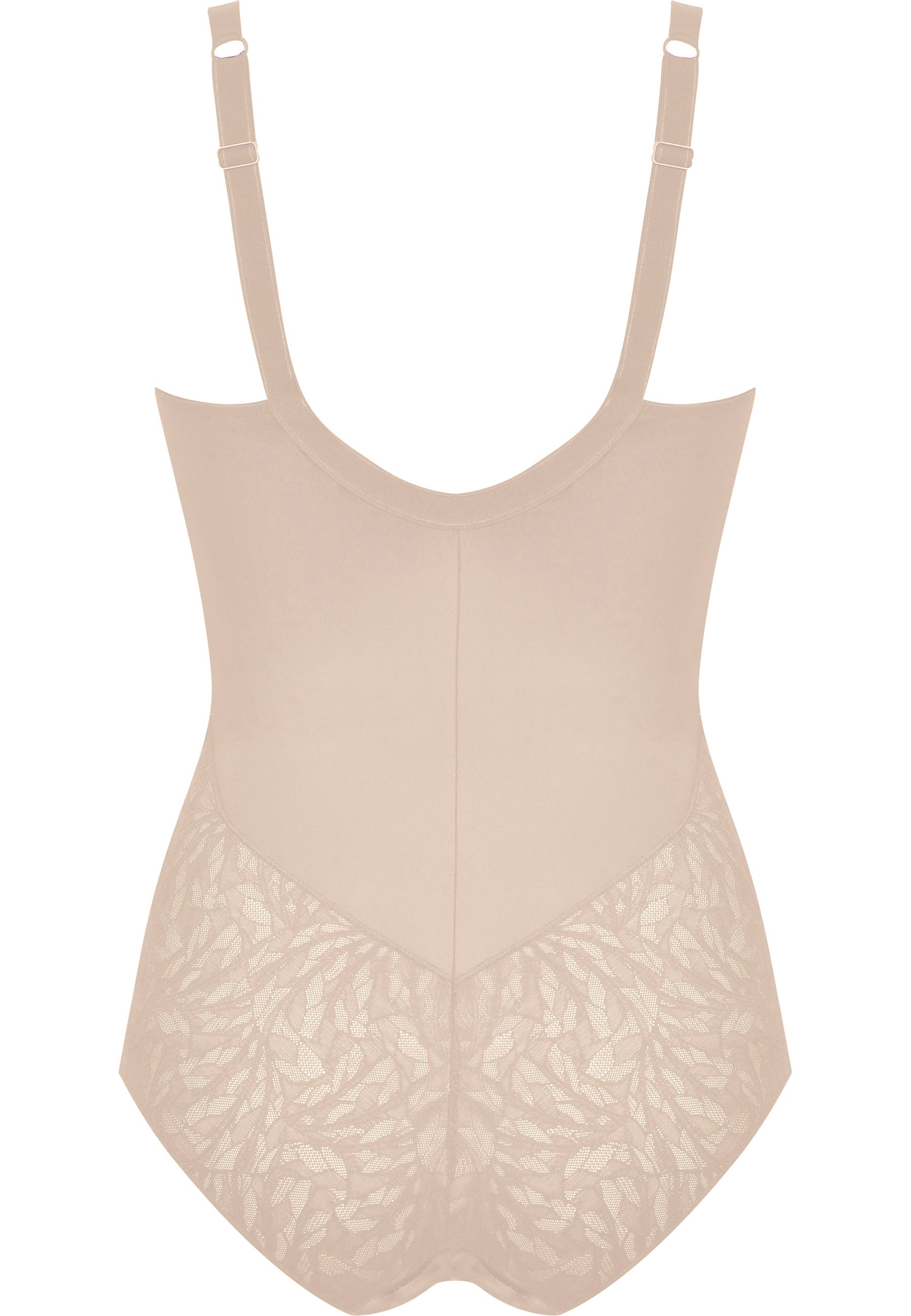 Naturana Minimizer Body mit Spitze Farbe Light Beige Produktbild Rückansicht