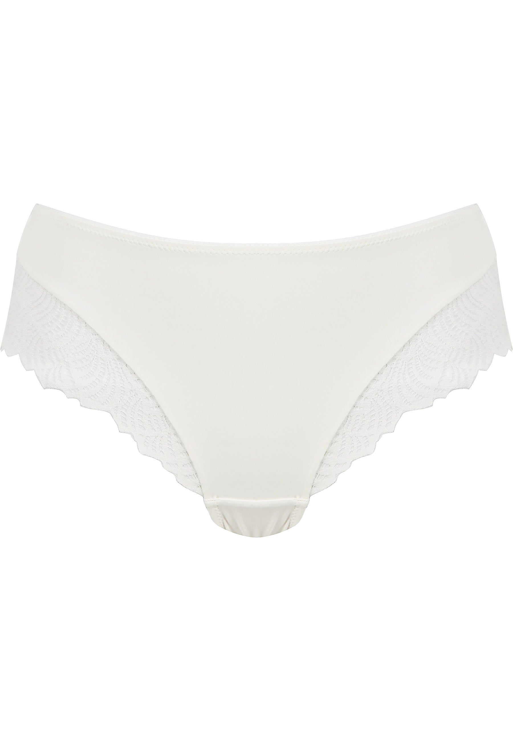 Naturana Friday Panty mit Spitzendetails Farbe Ecru Produktbild Frontansicht