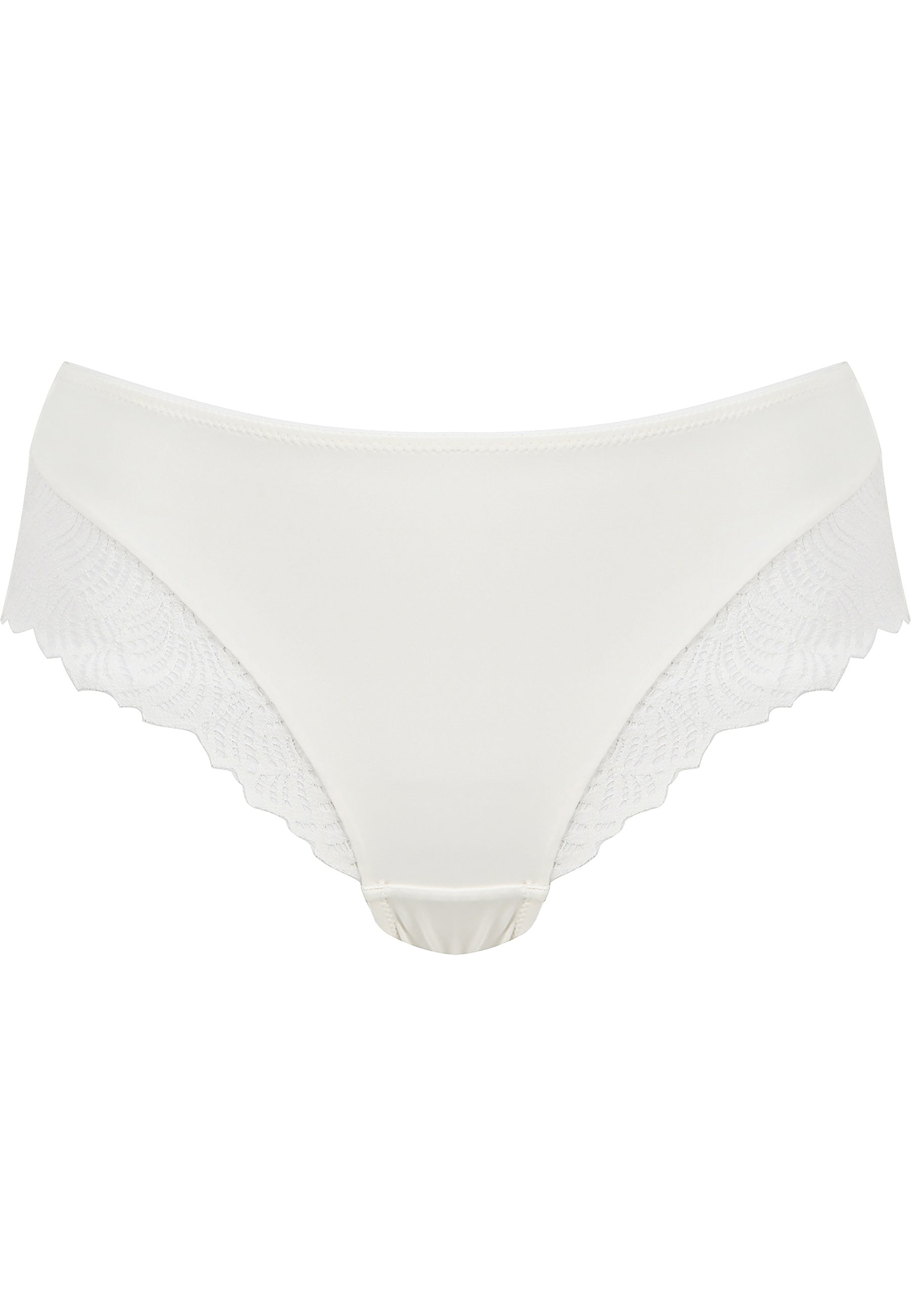 Panty mit Spitzendetails - Ecru