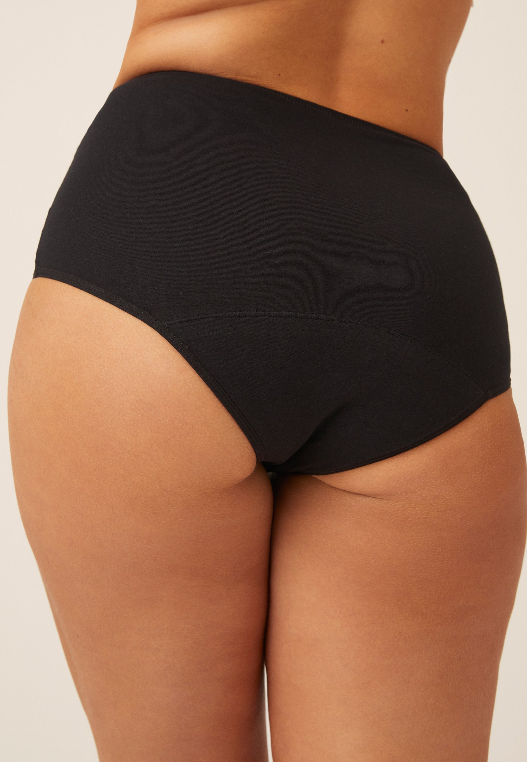 Perioden Highwaist Slip - Schwarz