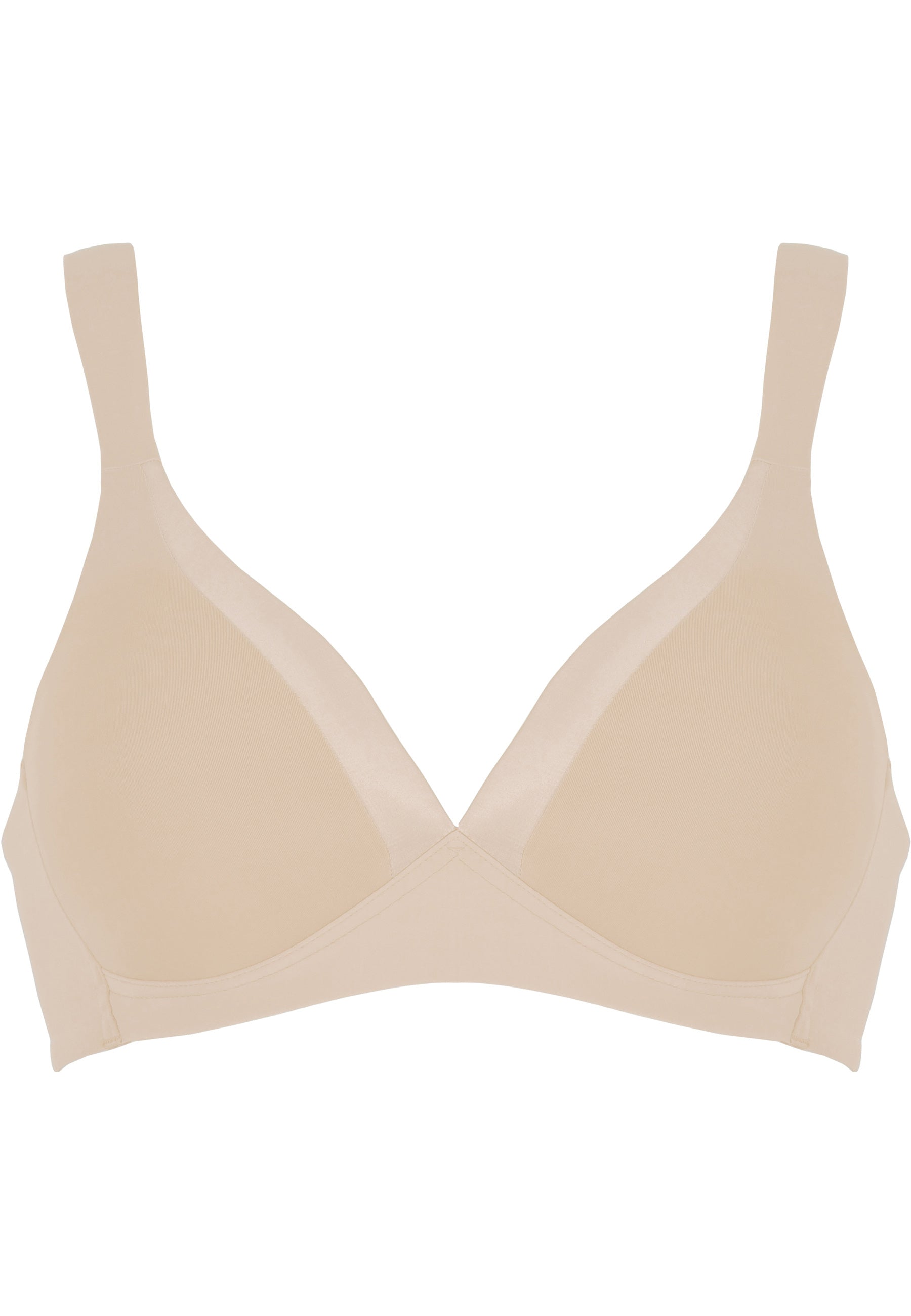 Naturana Wednesday Bügelloser BH mit Schale und Glanzband Farbe Light Beige Produktbild