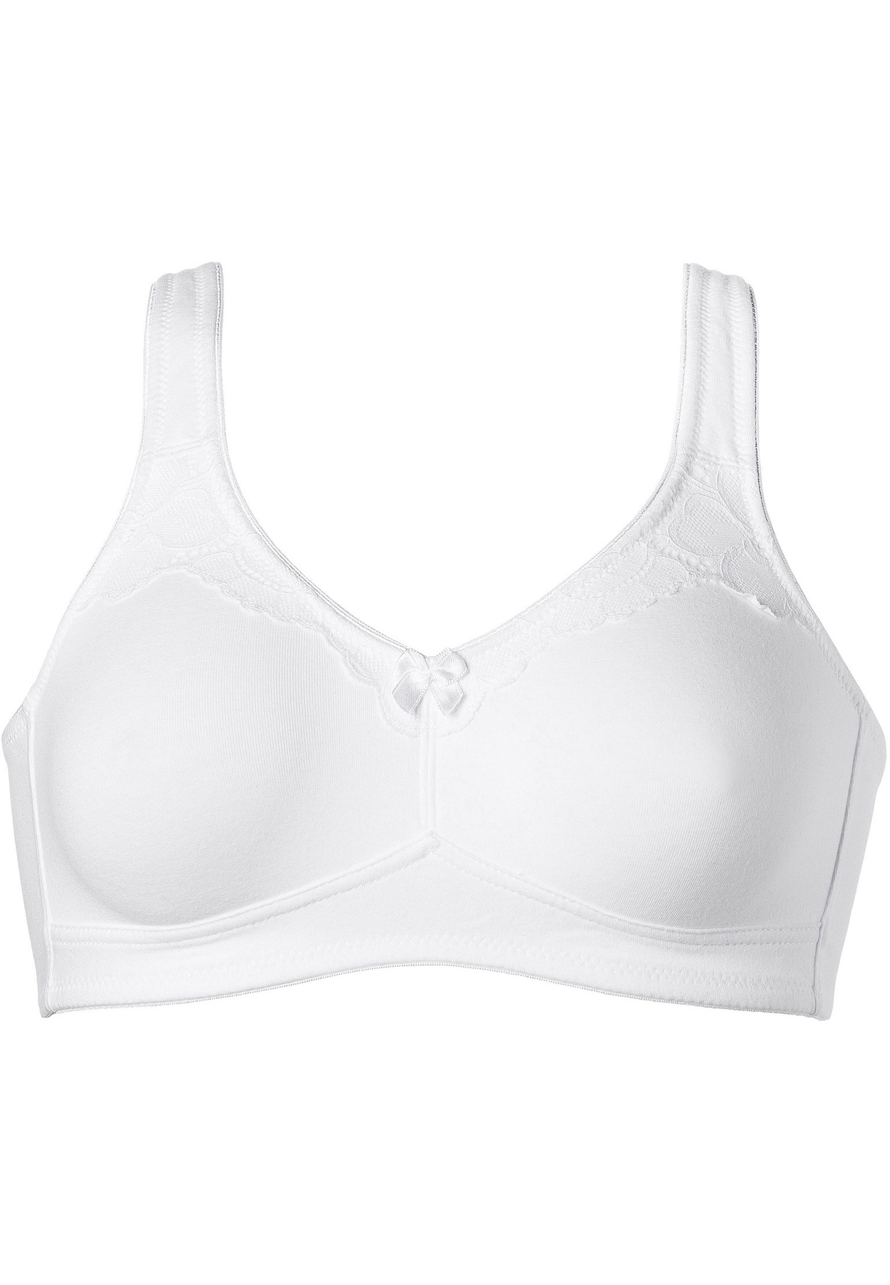 Preformed cotton soft bra