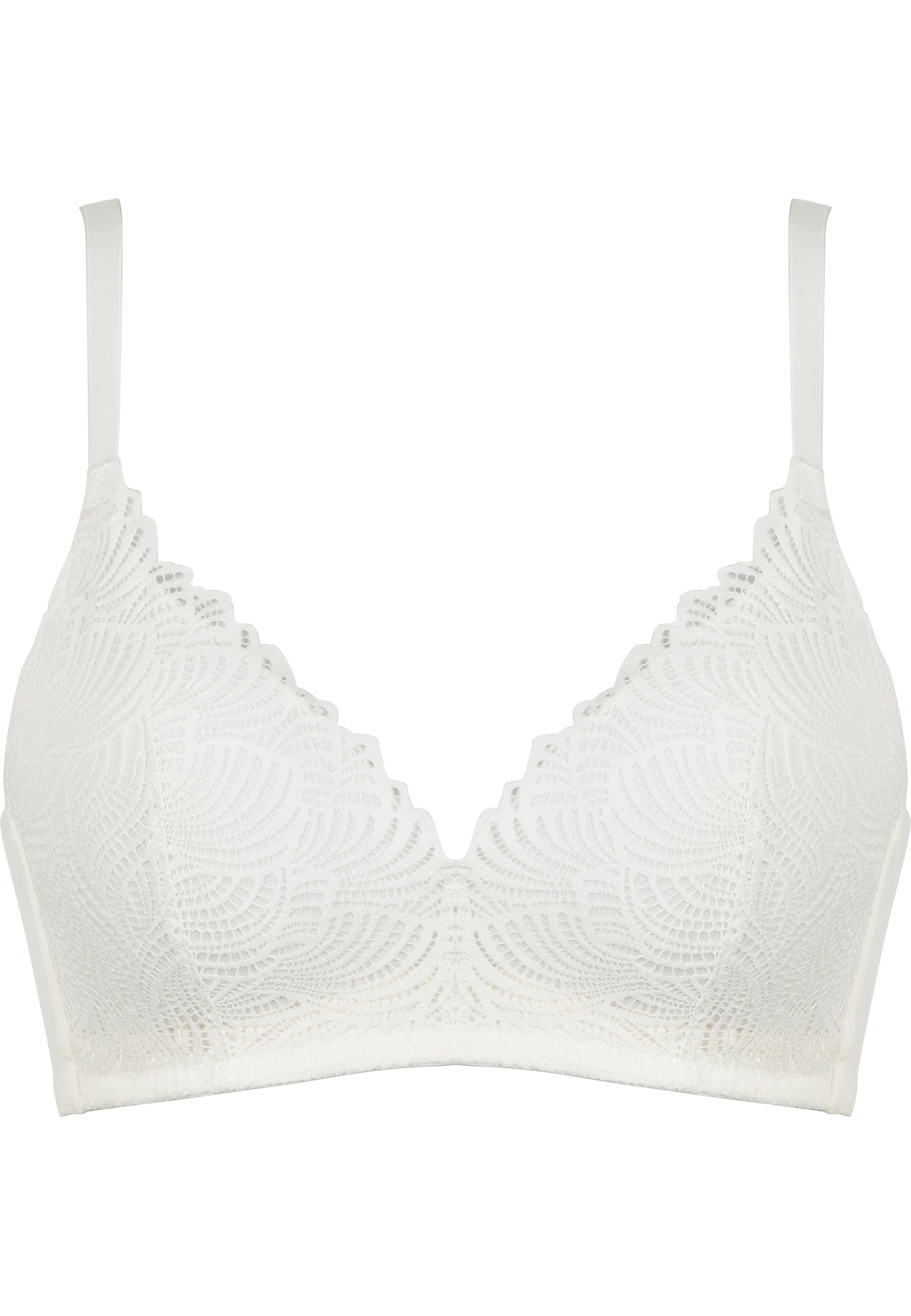 Naturana Friday Soft-BH mit Schale und Spitze Farbe Ecru Produktbild