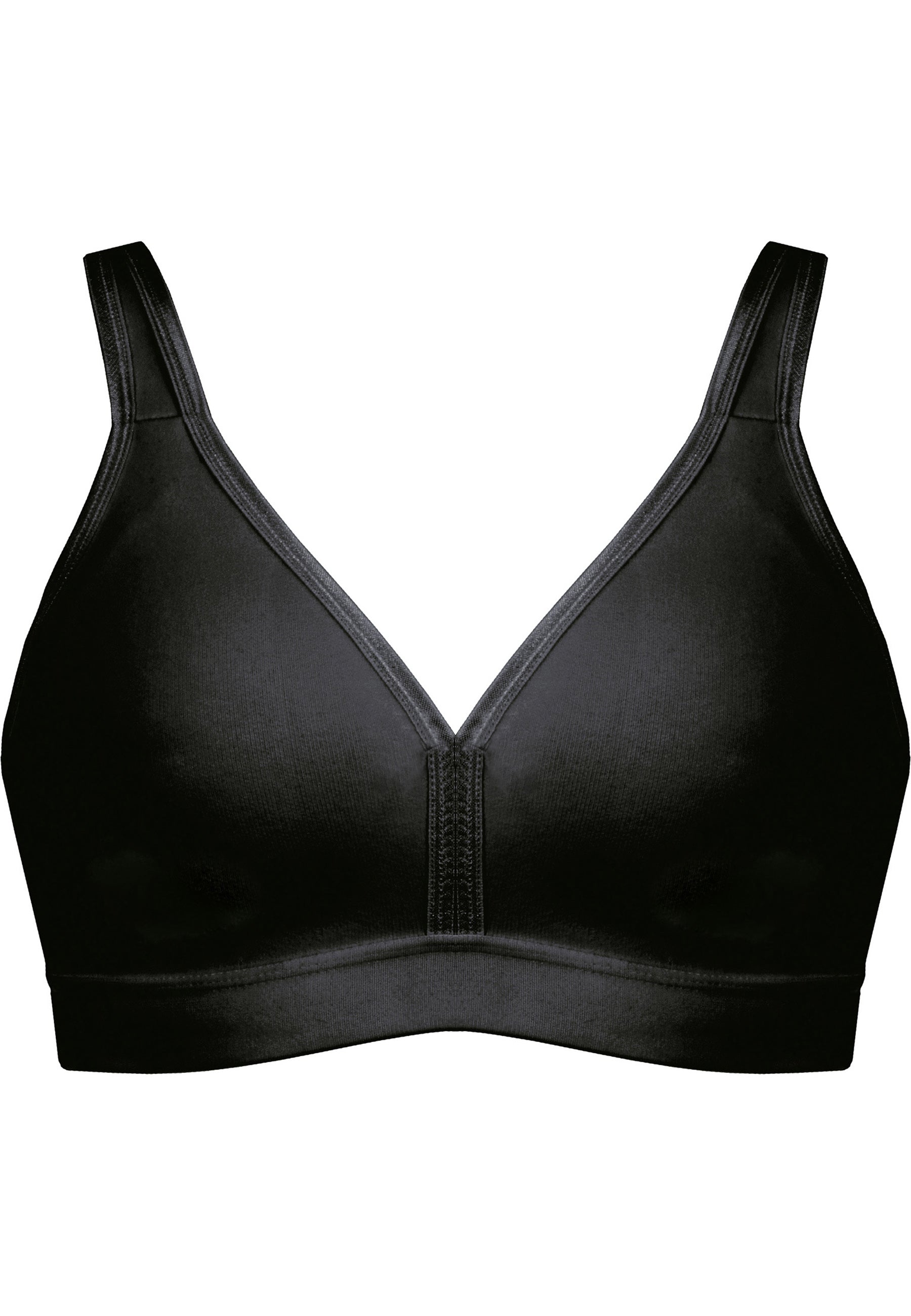 Naturana Athleisure Soft-BH Farbe Schwarz Produktbild