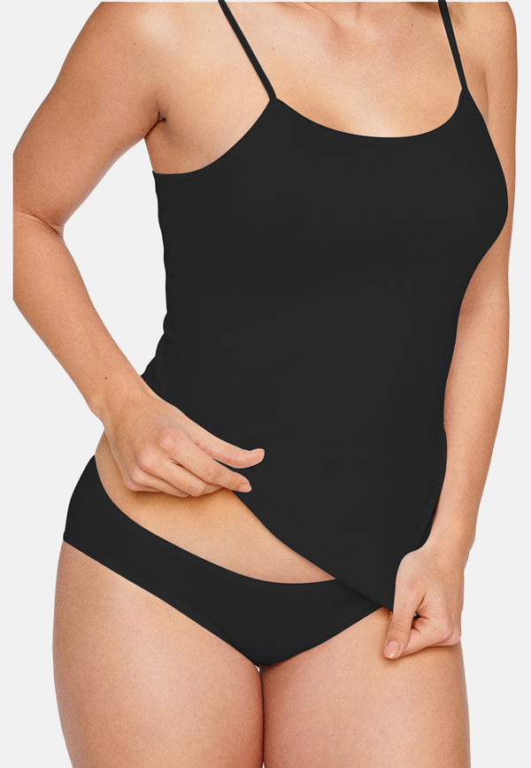 Naturana Mini Slip aus Biobaumwolle - Schwarz